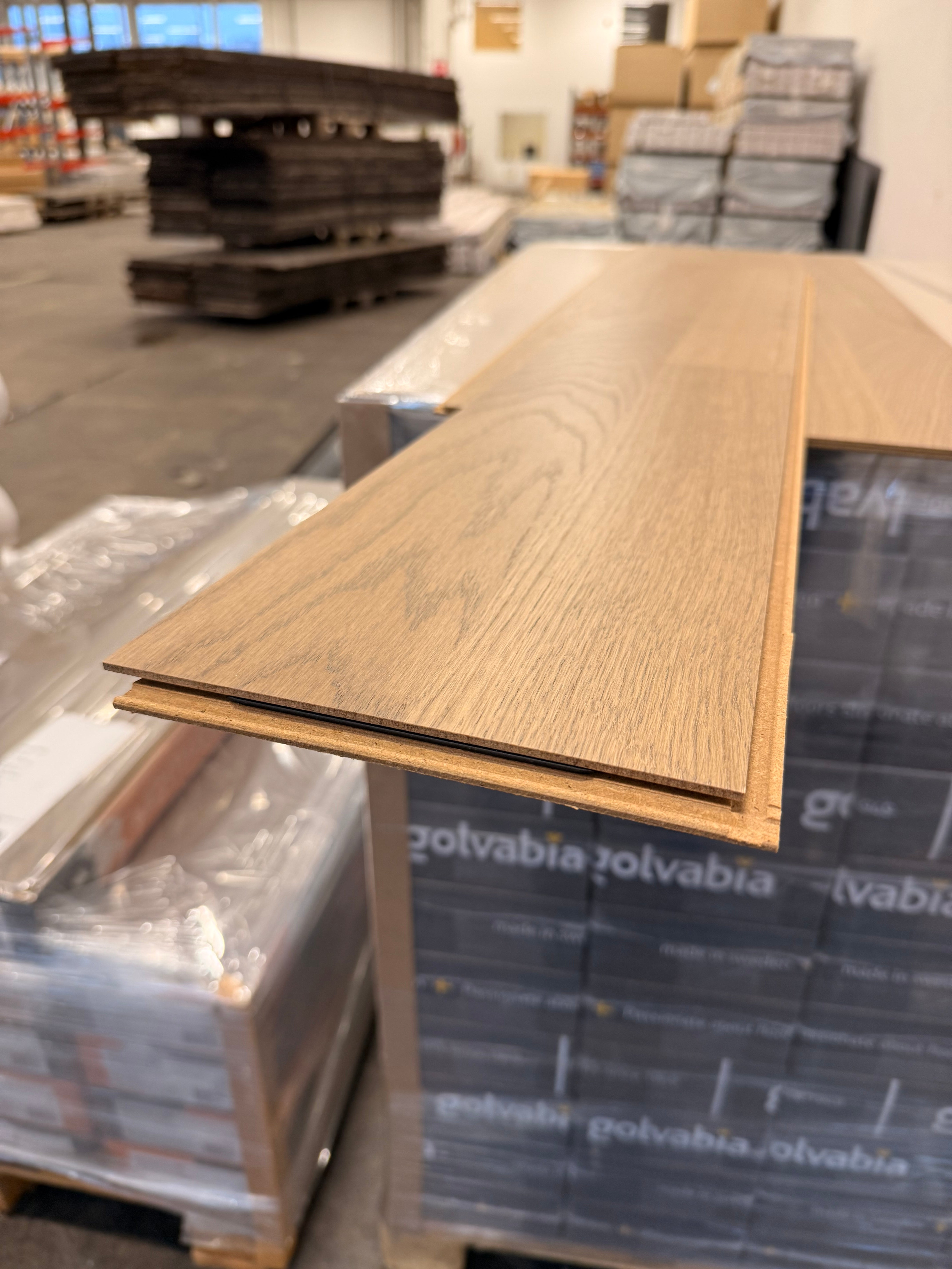 Parkettgolv Ek Elegant Grå – 2-stav