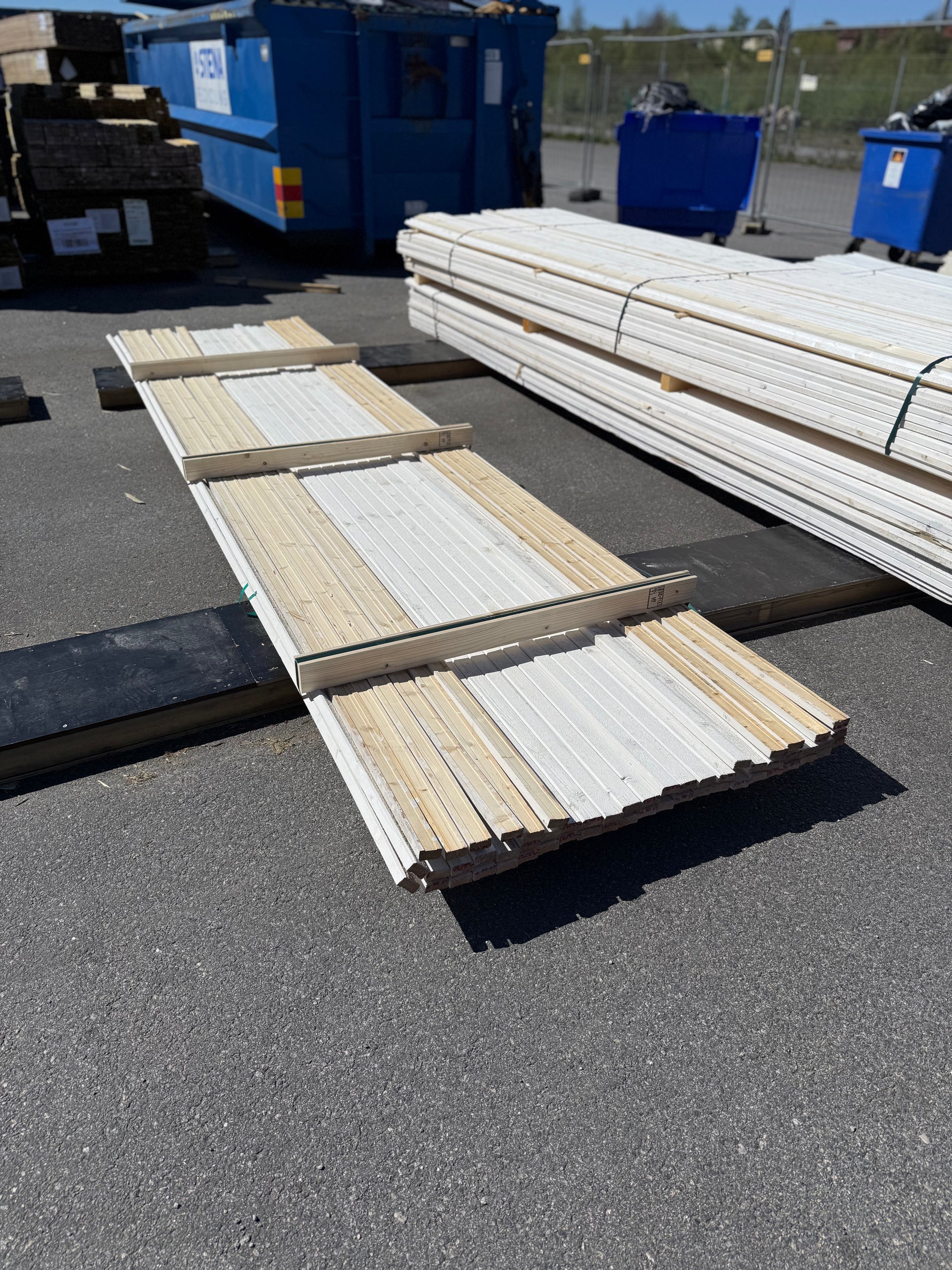 Paket Lockläkt 22x45mm, 55st 4.20m- Grundmålade