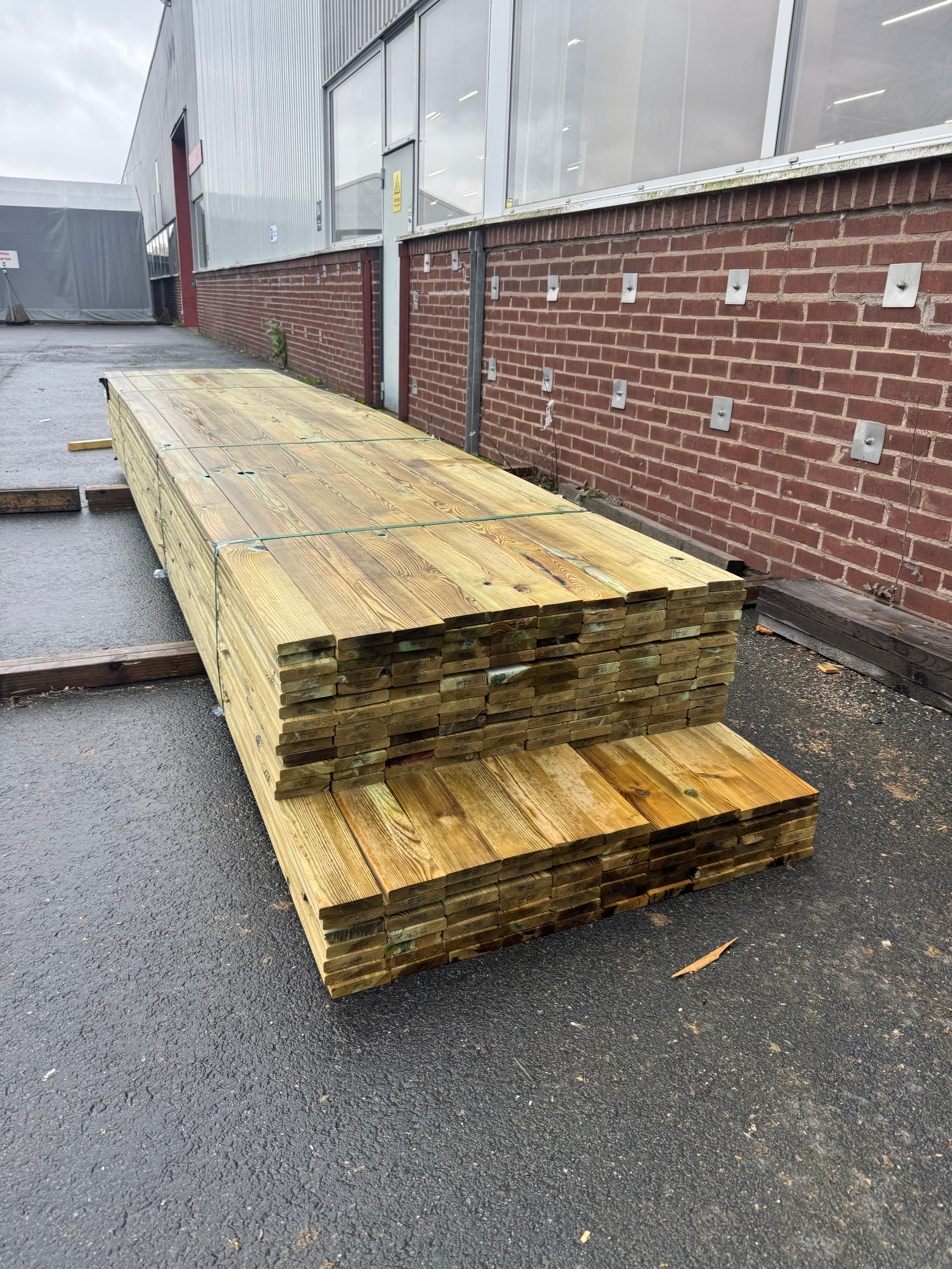 Paket Trall 22x95mm – 200 st (4.50–4.80m) Tryckimpregnerad B-sort