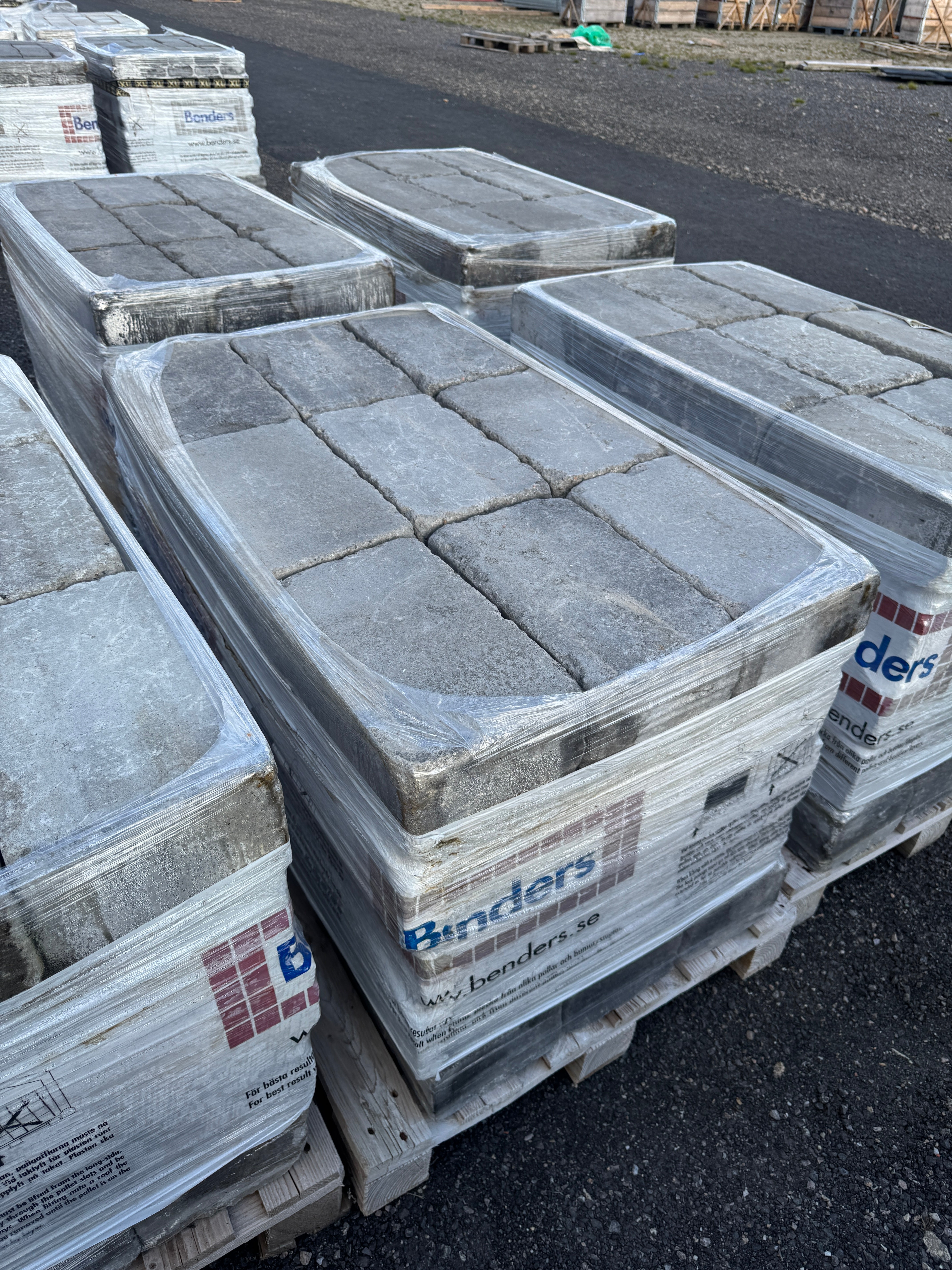 Marksten Labyrint Antik Maxi 350x210x140mm Gråmix 40kr/st