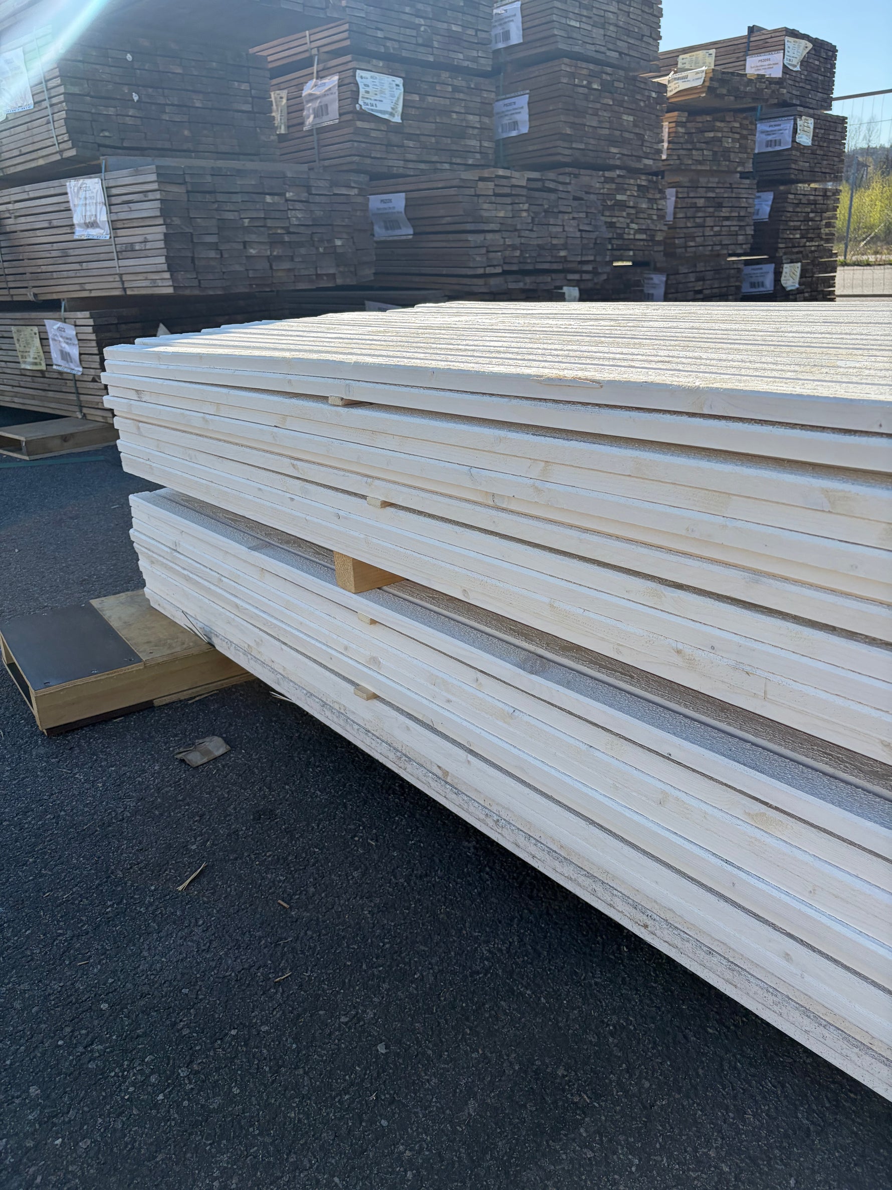 Parti Lockläkt 22×45mm 3,6 m 506 st- Grundmålad