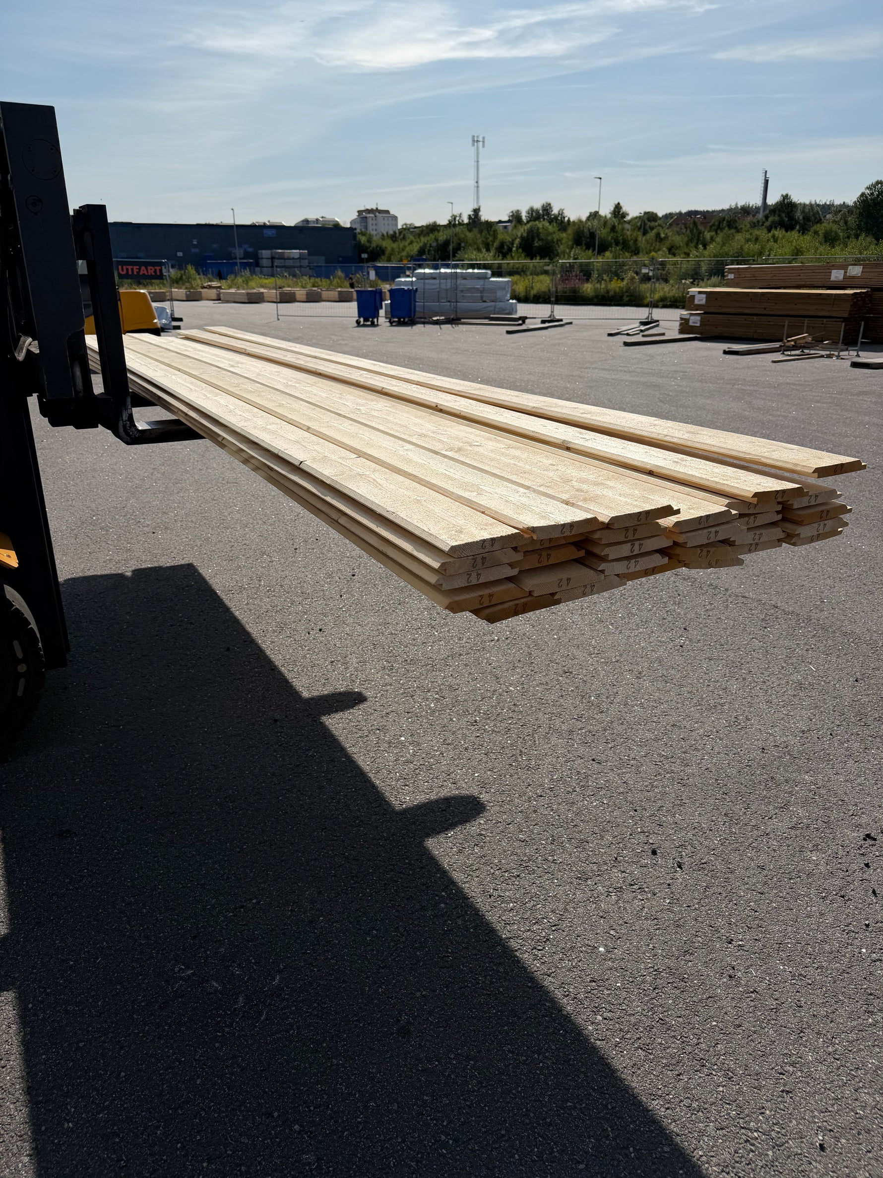 Paket Ytterpanel Dubbelfas 22x145mm 4.20m 29 st