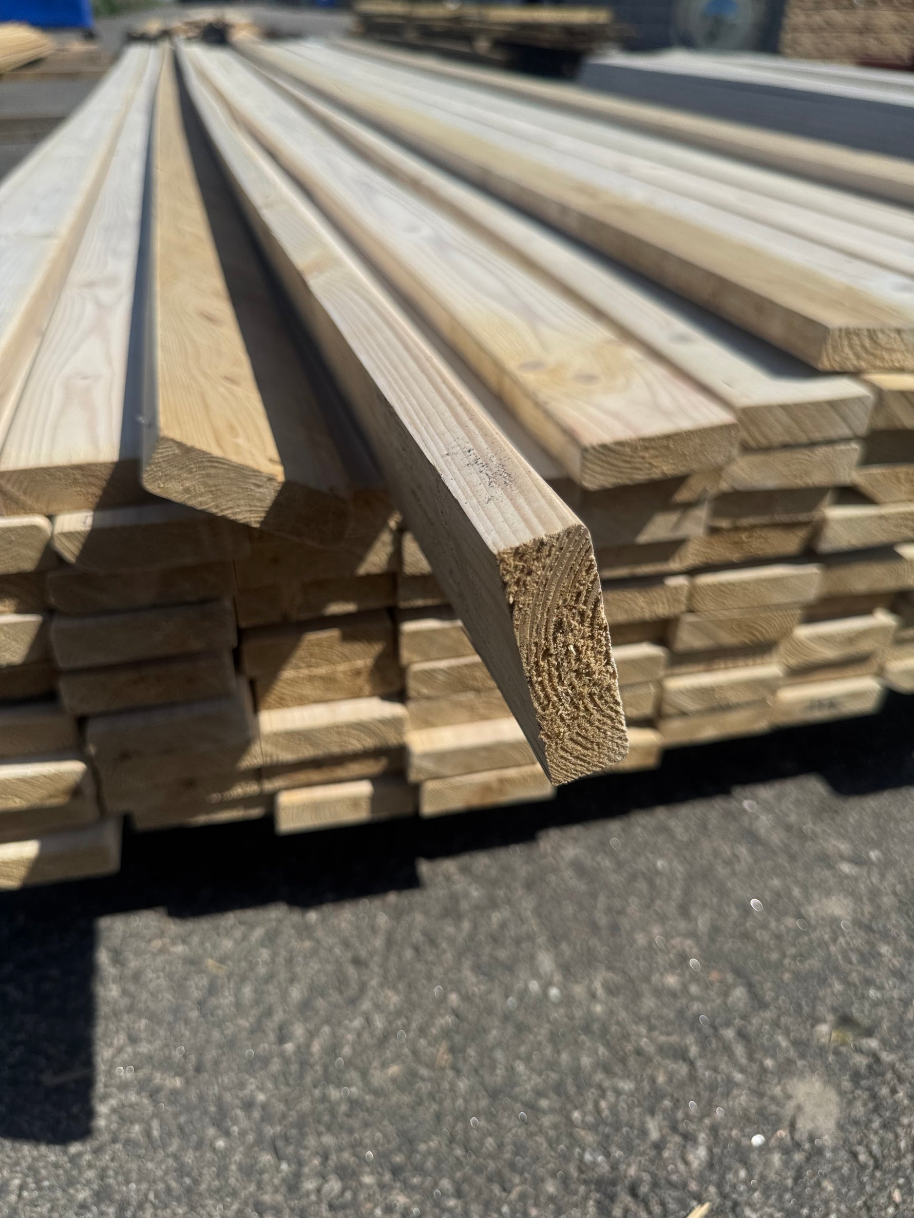 Paket Glespanel 20x70 mm, 110 st 4,50 m Vitlaserad