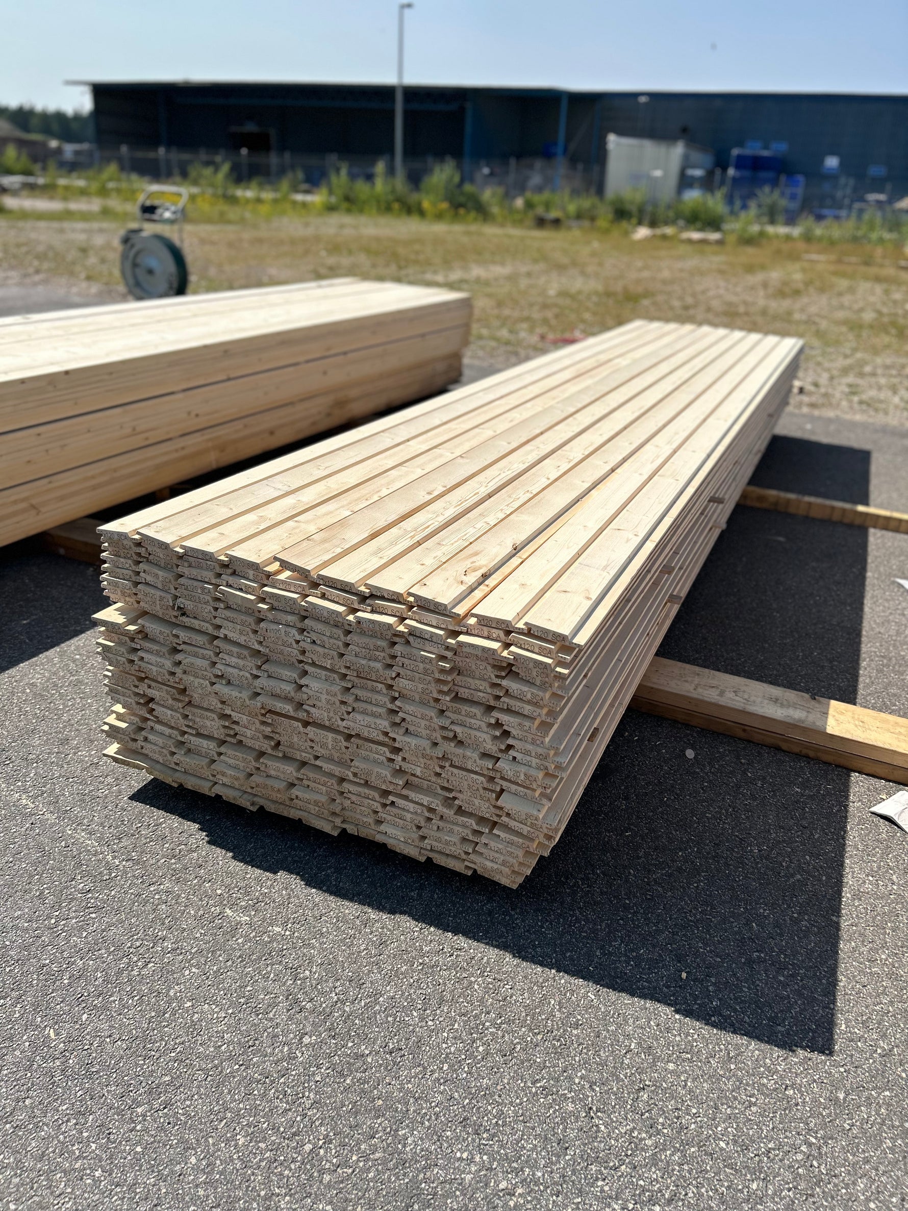 Paket Dubbelfasspont 22x120mm 4.80m 240st Obehandlade