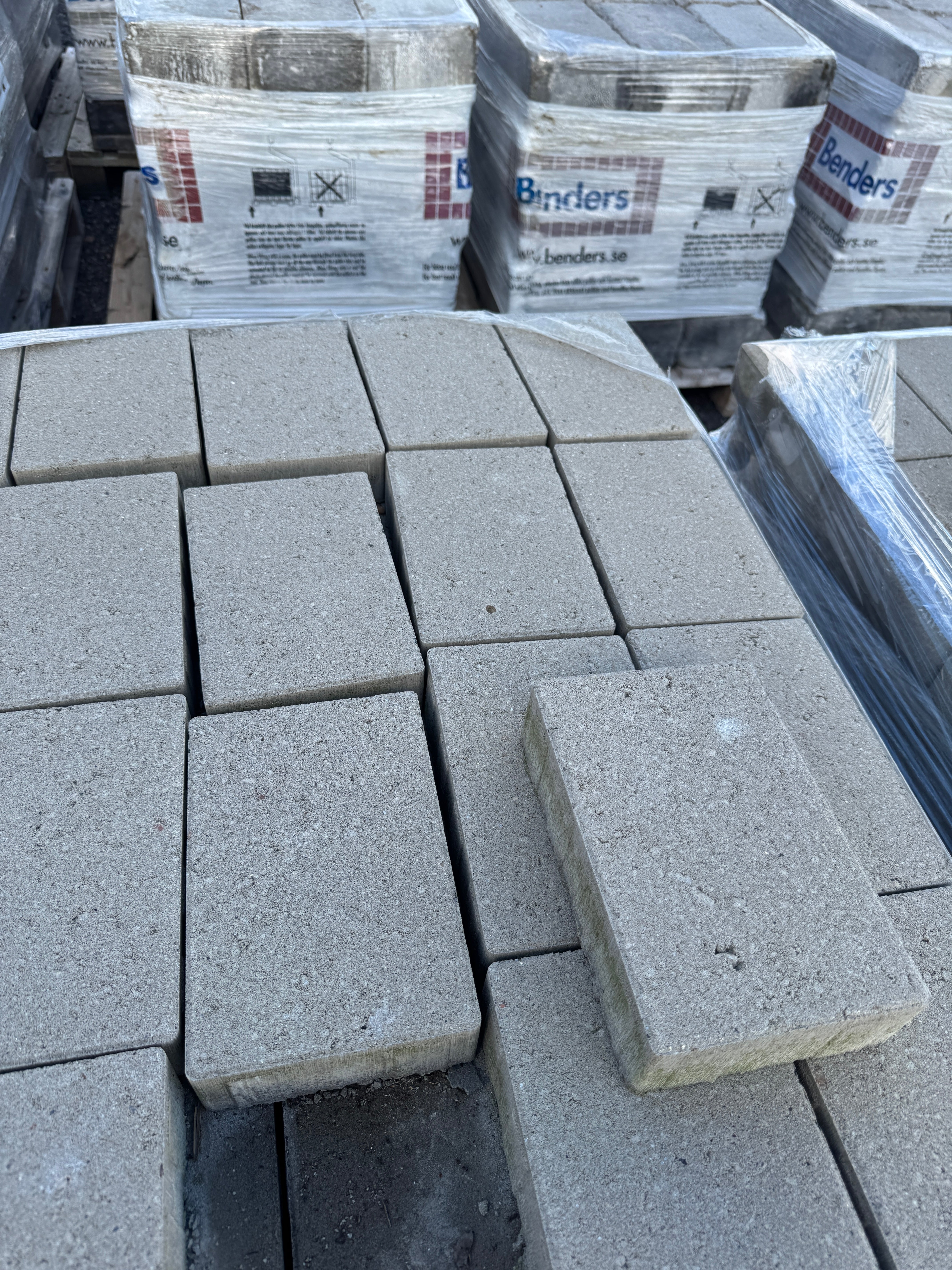 Marksten Metro 210x140x50mm – 5 pall (totalt 1745 st, Grå)