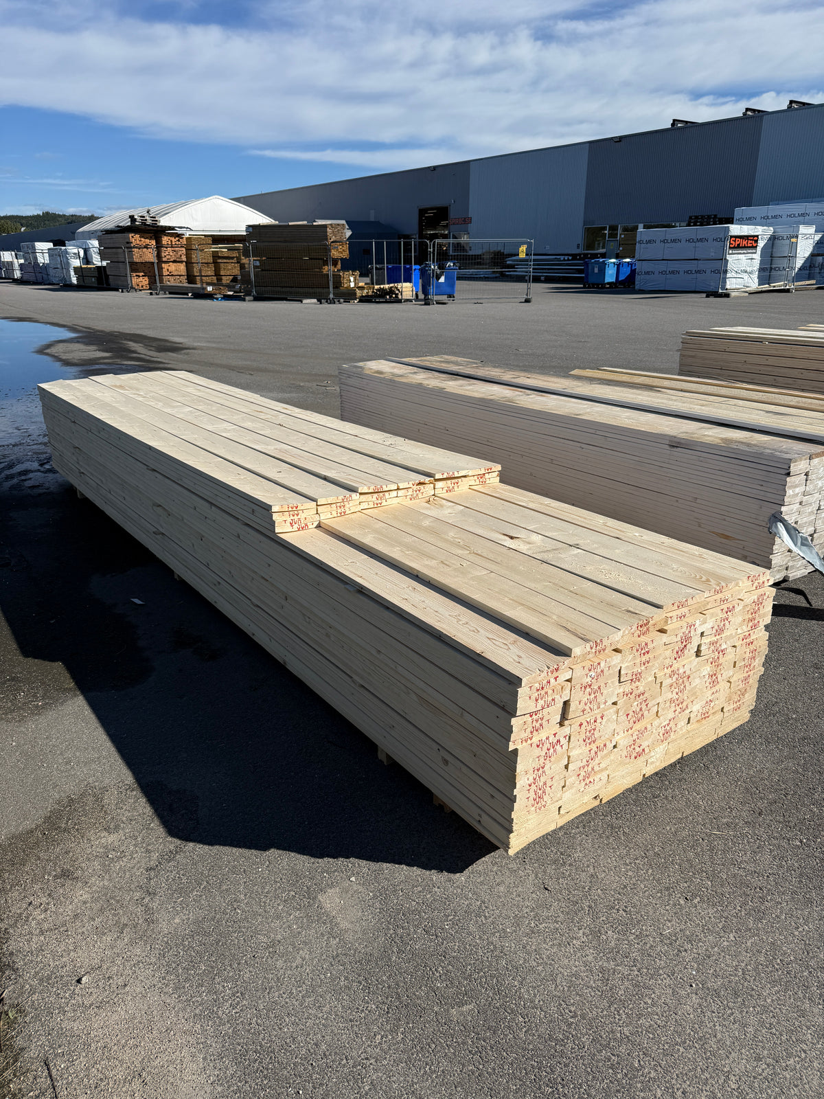 Paket Finsågade Brädor 22x170mm 3,60–4,80m 156st (Andra Sortering)