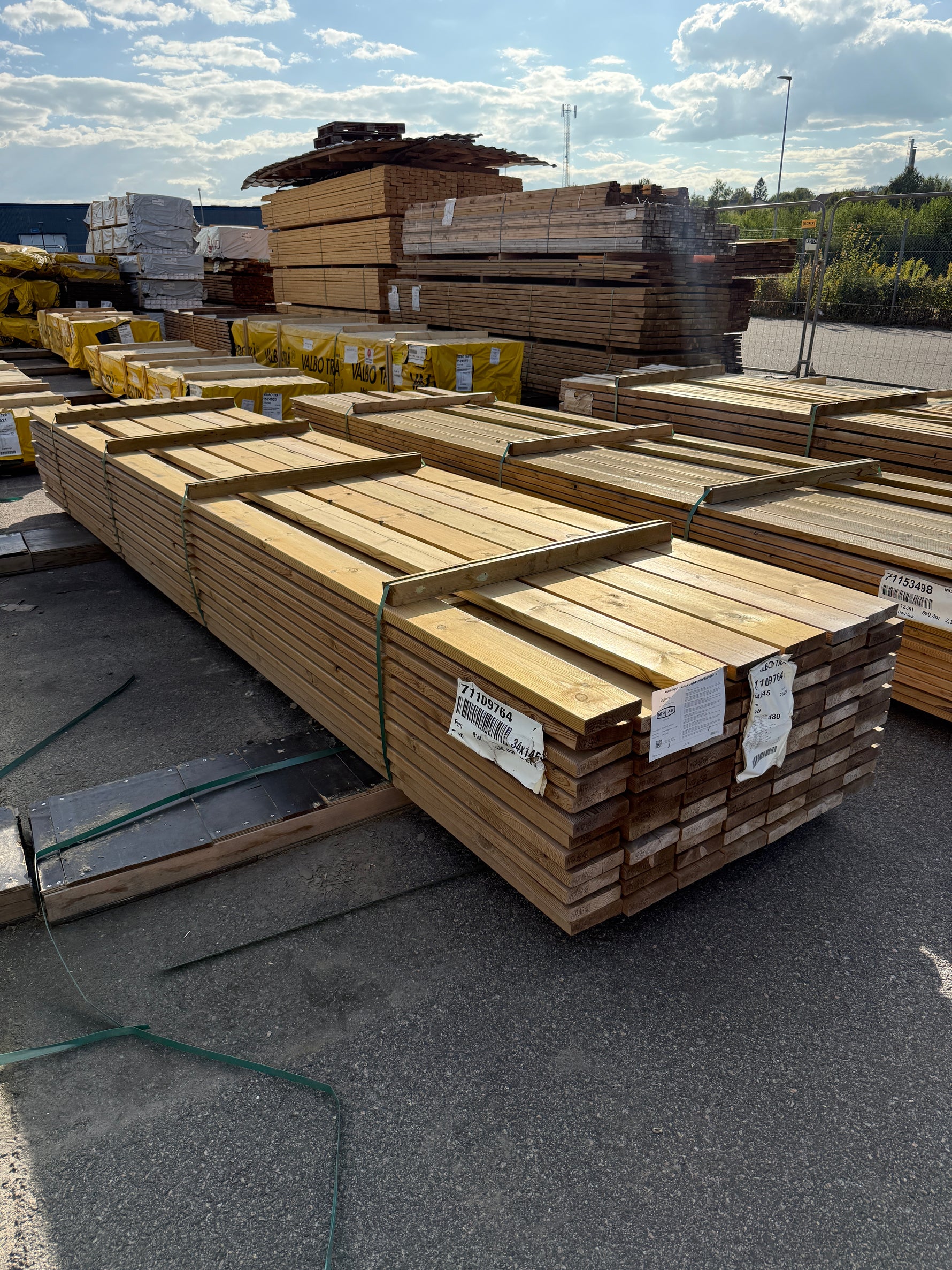 Paket Tryckimpregnerad Trall 34x145mm 4.80m- 83st NTR AB