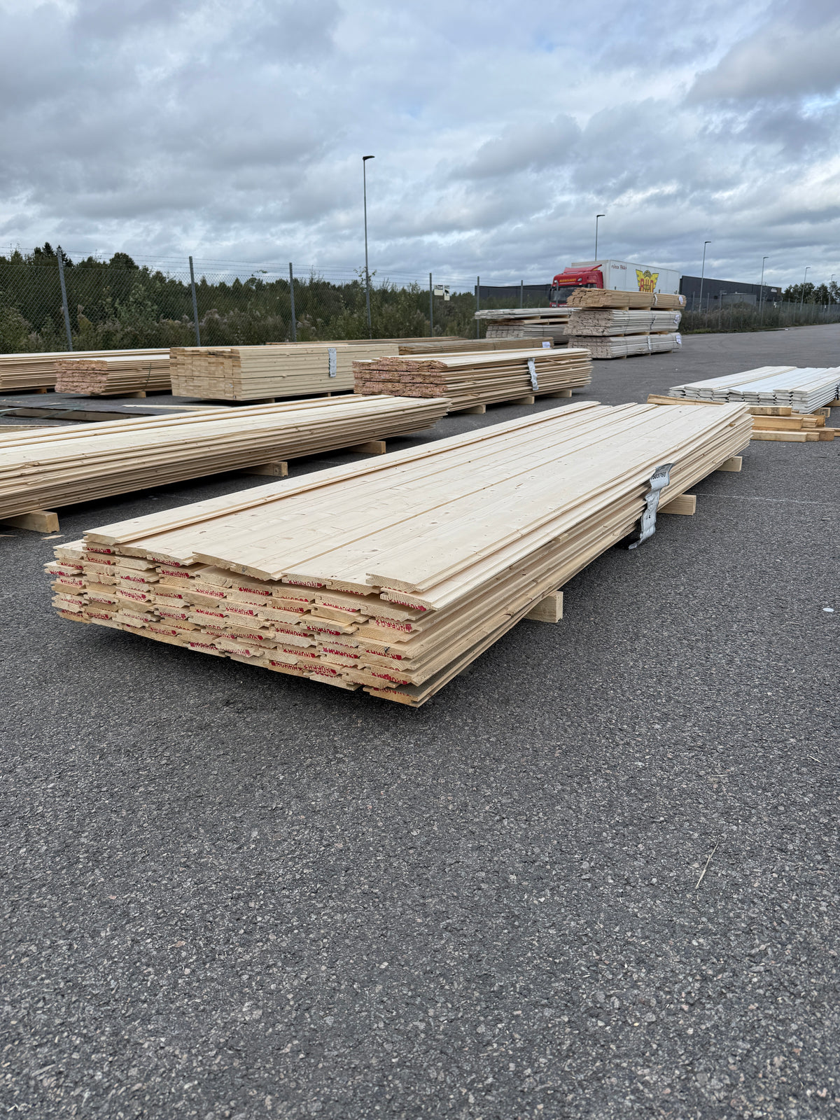 Paket Enkelfasspont 22x120mm, 82st 3,60m- Obehandlad