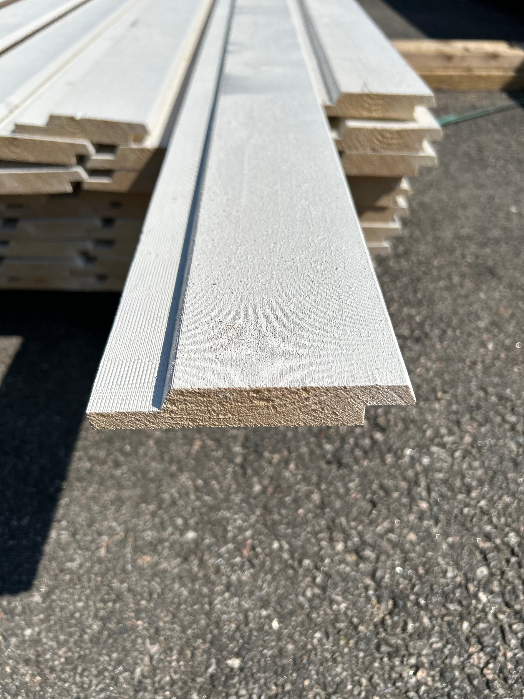 Paket Ytterpanel Dubbelfasspont 22x120mm 4.20m 92st- Obehandlade