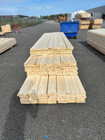 Parti Finsågade Brädor 22x145 mm – 3,60–4,80 m (Andra sortering)