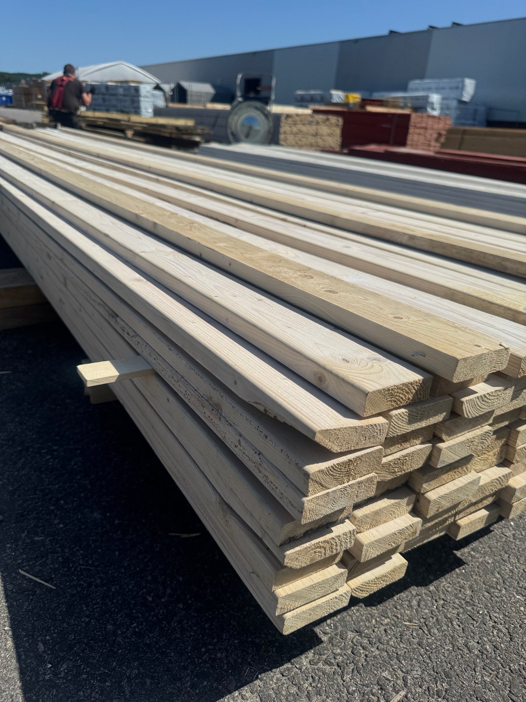 Paket Glespanel 20x70 mm, 110 st 4,50 m Vitlaserad