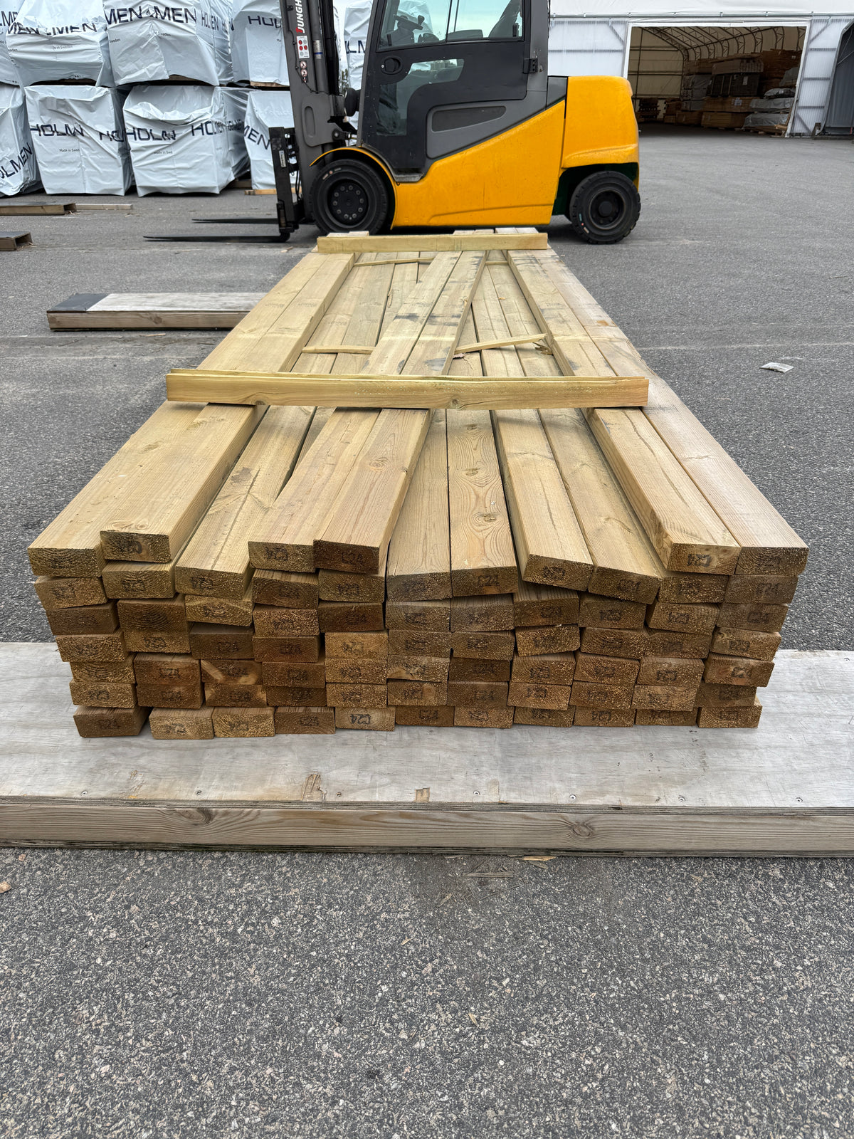 Parti Tryckimpregnerade Reglar 45x95mm 3.30m 72st- Furu C24