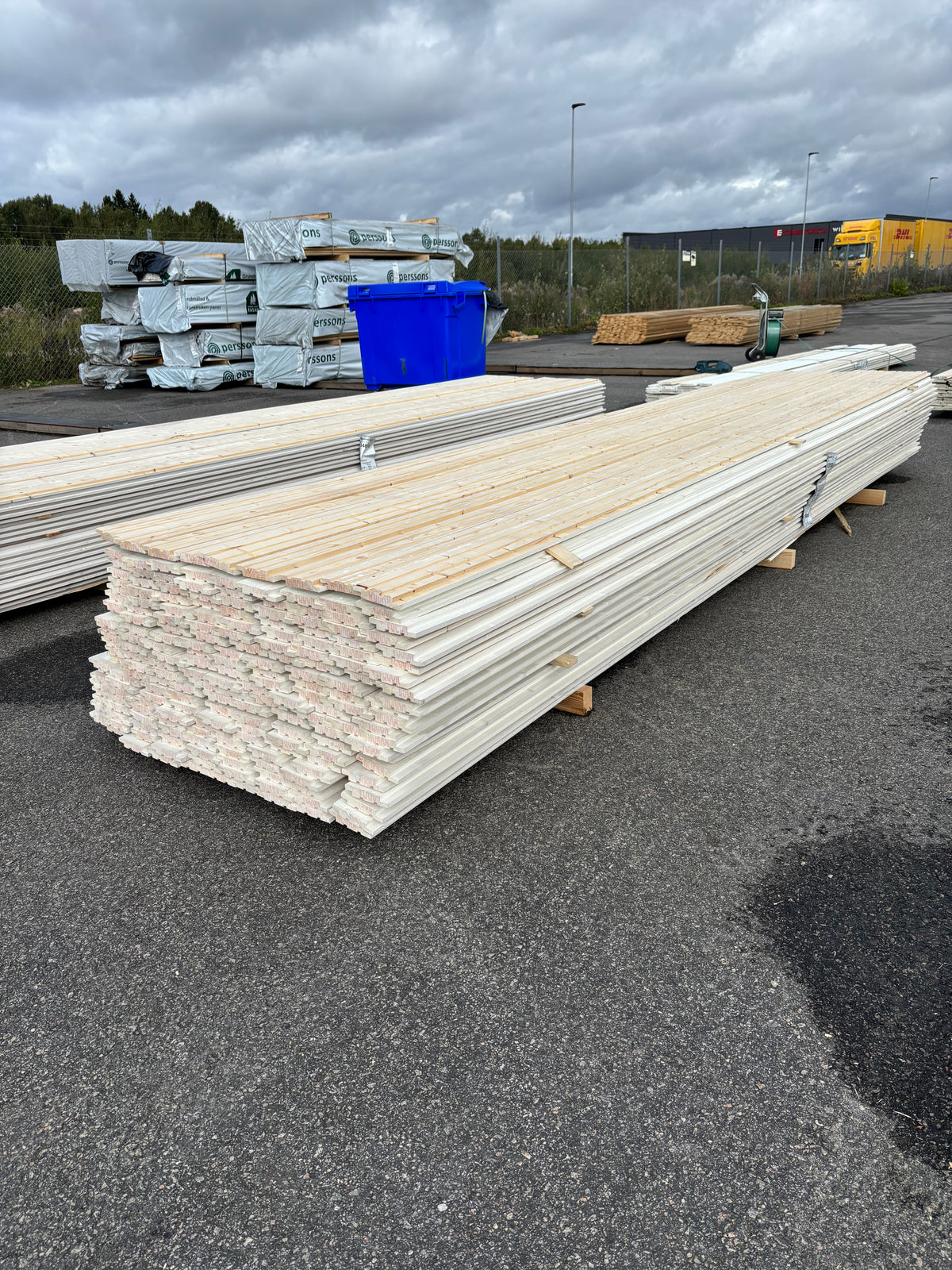 Paket Uppsalapanel 21x115mm 4.80m 198st Grundmålad