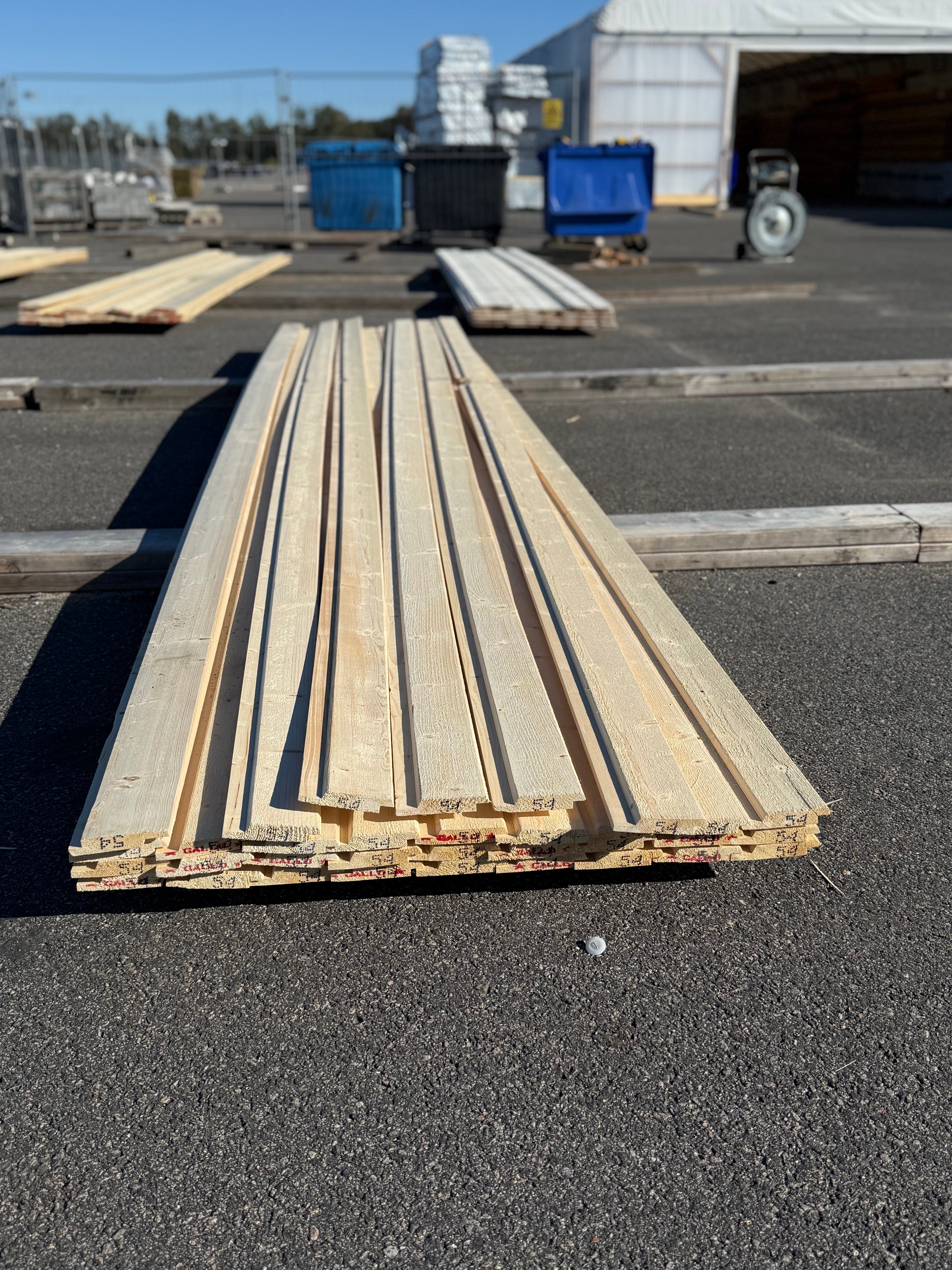 Paket Ytterpanel 22x120mm – 33 st (5,40 m, gran, obehandlad)