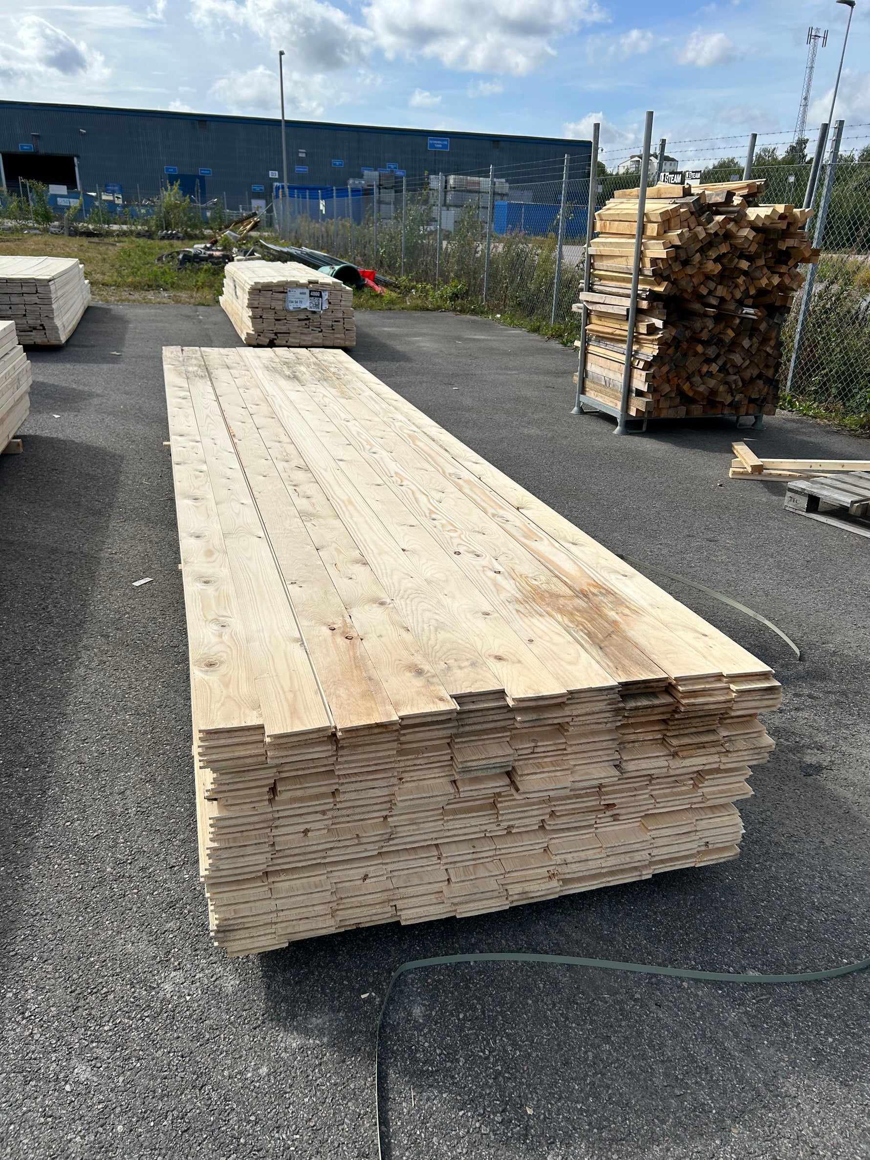 Parti Råspont 20x120 mm – 4,80m 220st (Fuktskadat)