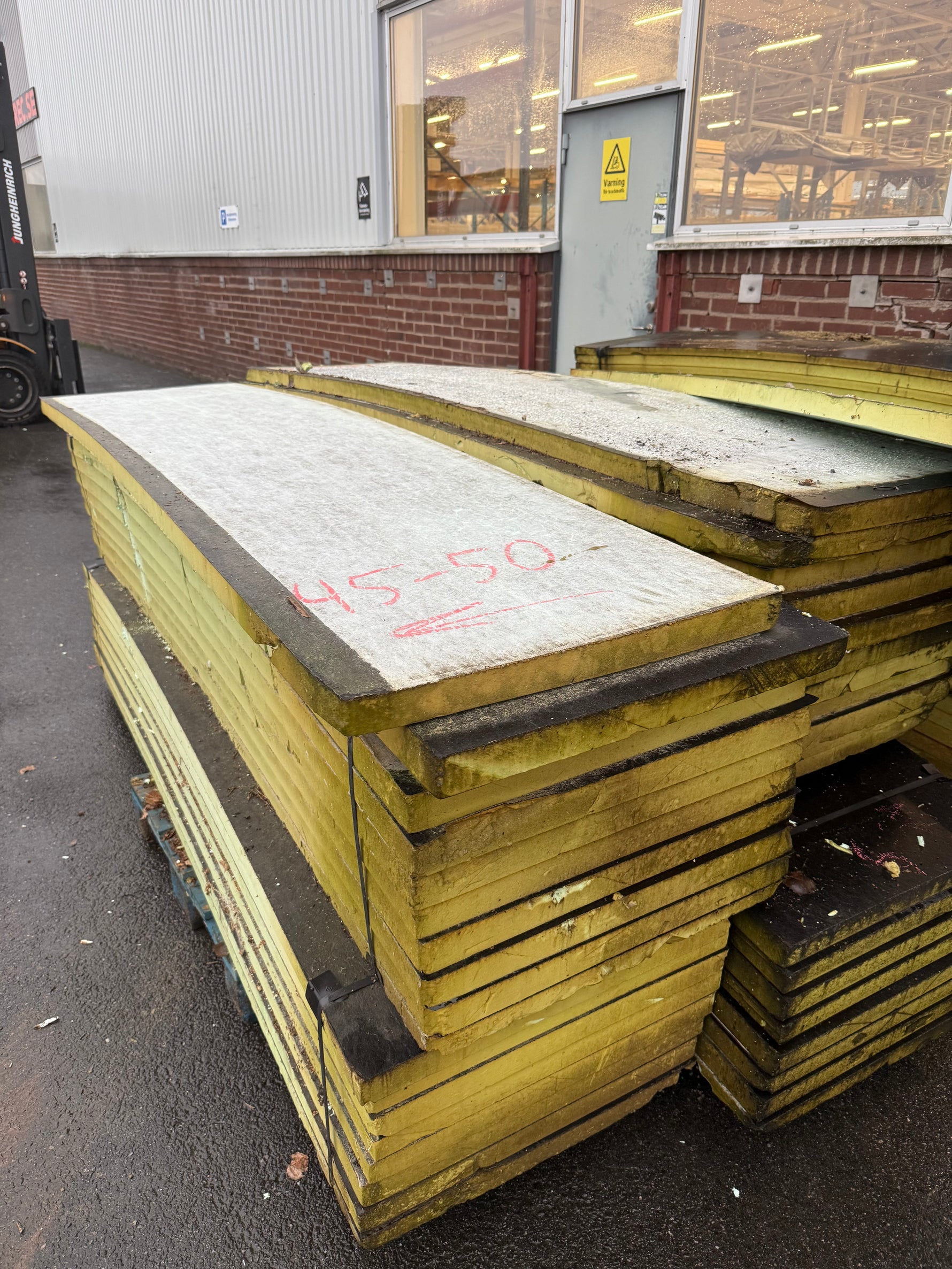 Paket PIR isolering, 76st- 600x2400mm (fallskivor) - Spirec