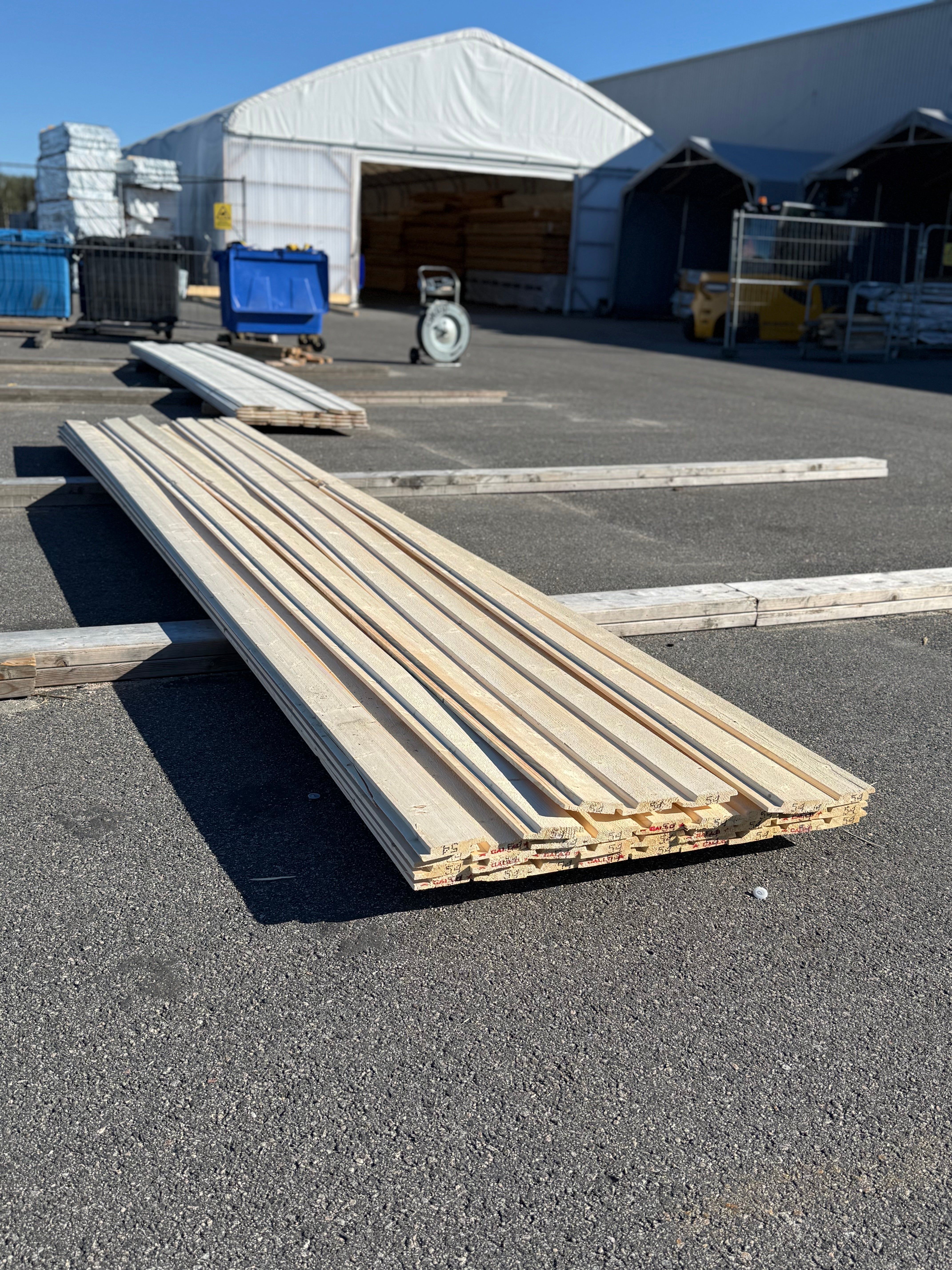 Paket Ytterpanel 22x120mm – 33 st (5,40 m, gran, obehandlad)