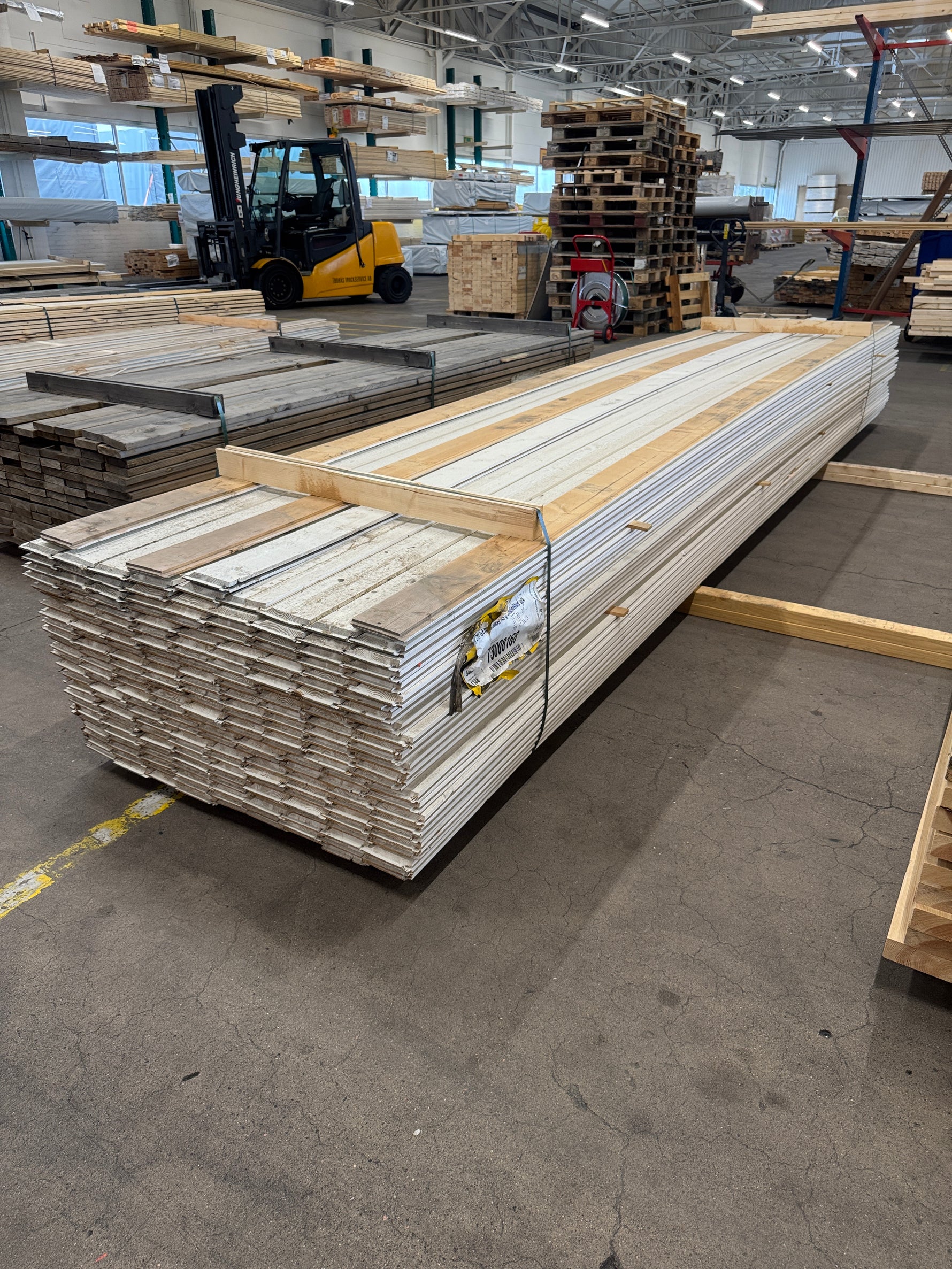 Paket Ytterpanel 22x120mm 5,385m – 220 st Vit