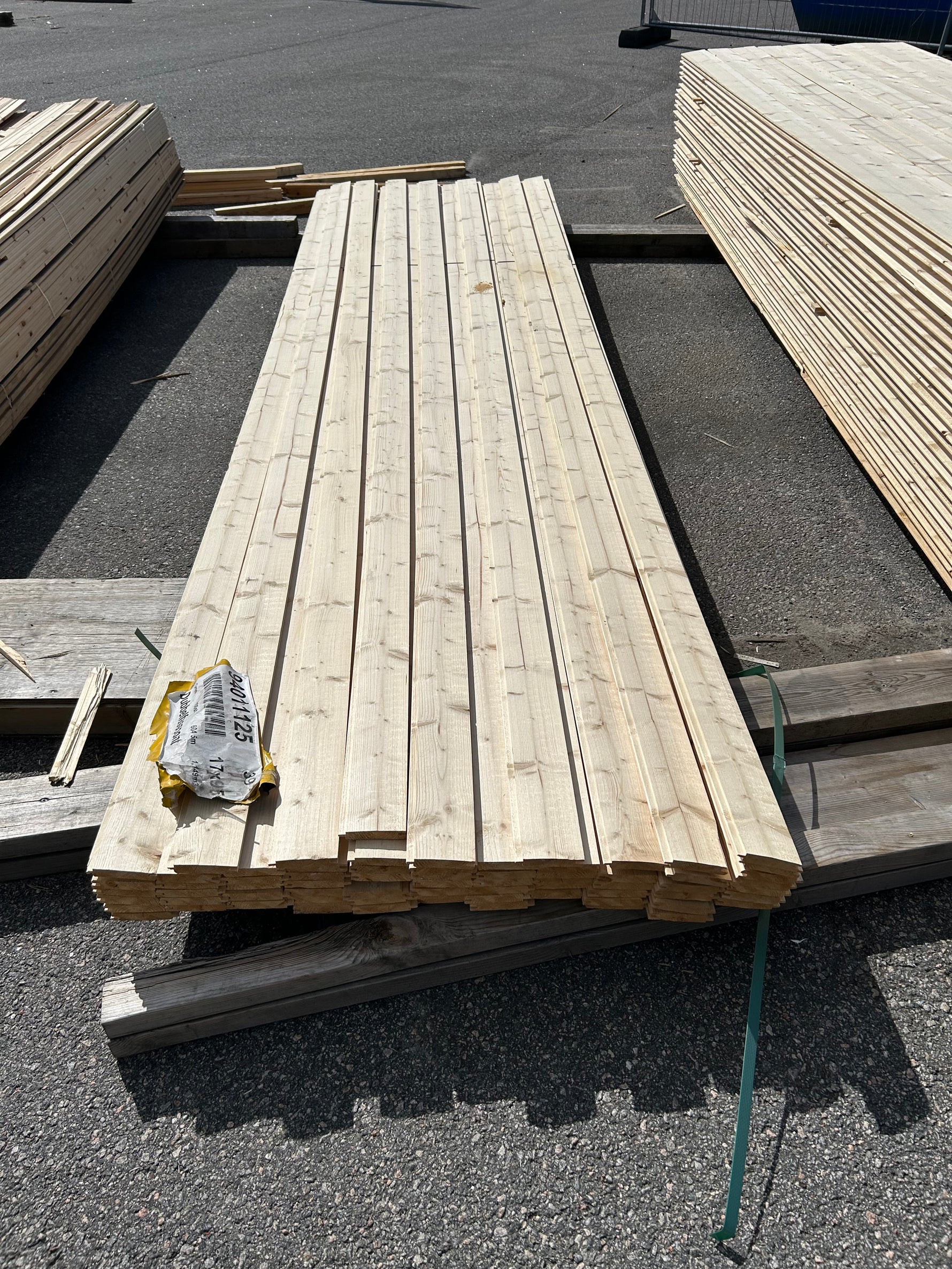 Paket Dubbelfasspont 17x95mm 73st 3.90m Obehandlad