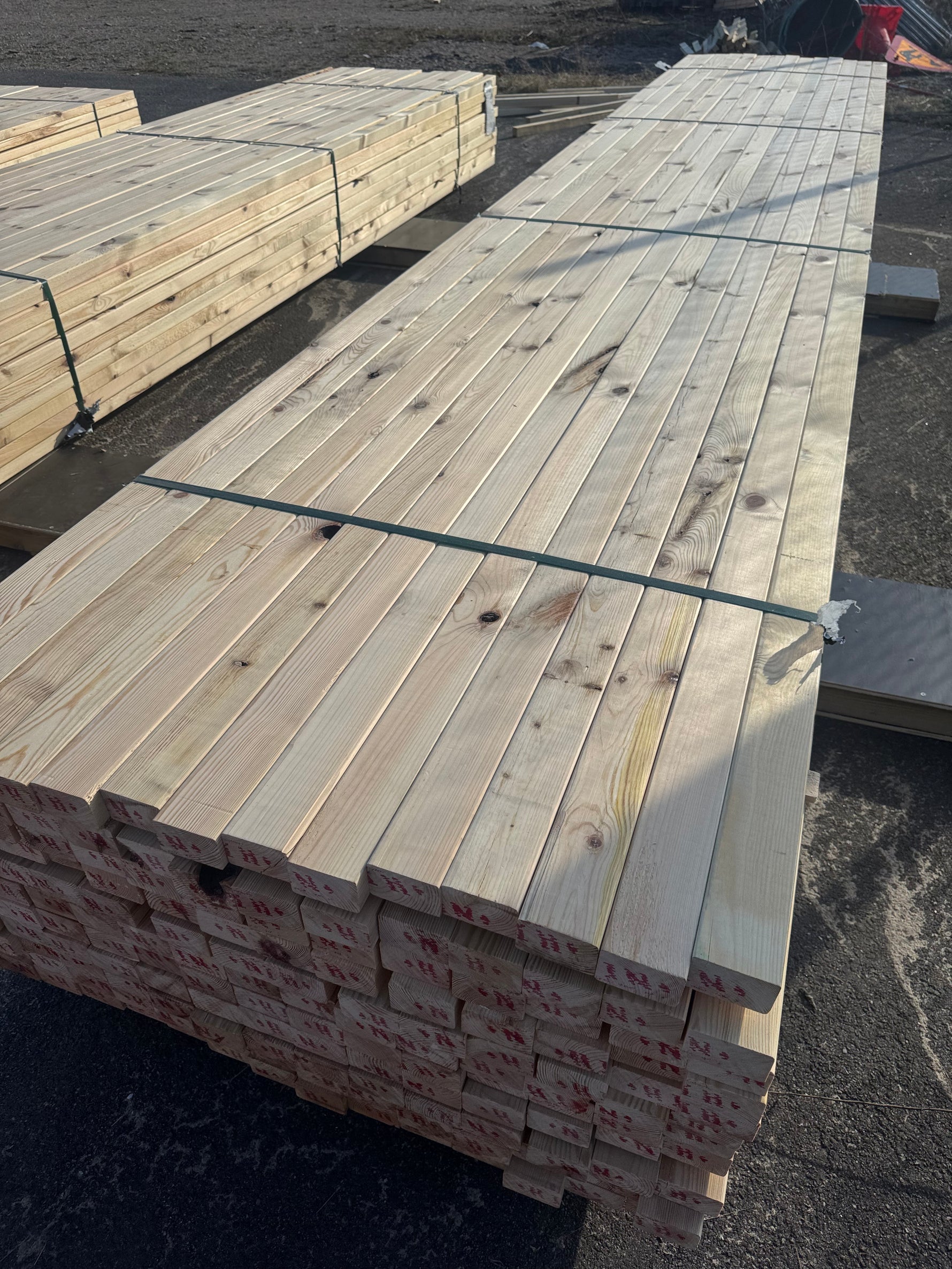 Paket Reglar 48x73 mm – 154 st (5,40 m, furu)