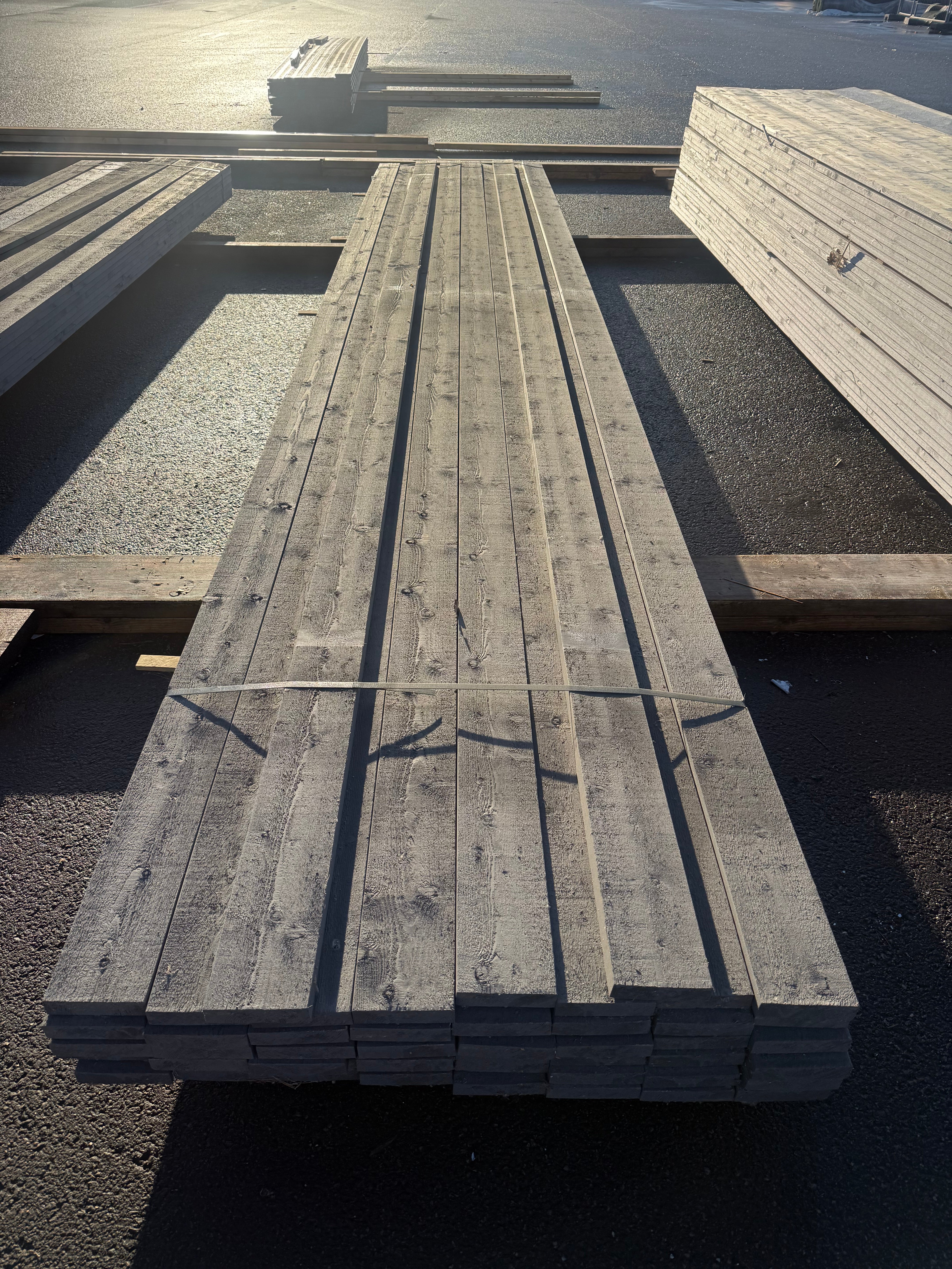 Paket Finsågad Panel 28x120 mm – 50 st (5,40 m, Målad NCS S 6500-N)