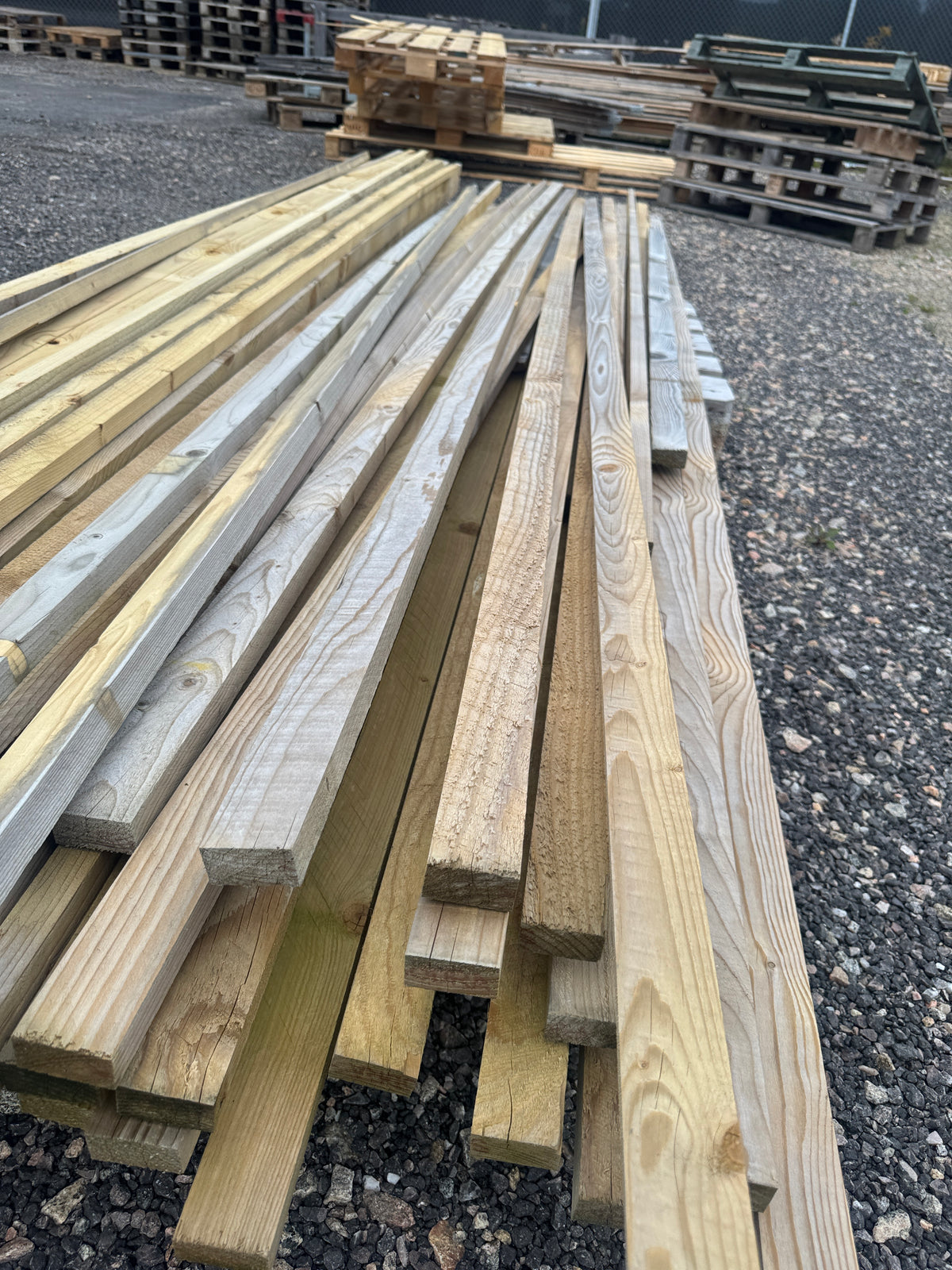 Paket Impregnerad Läkt 25x36/25x48mm – 3,60/4,20/4,80m