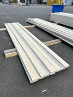 Paket Dubbelfas Halvspont Ändspont 22x145mm 4,80m 19st Grundmålad