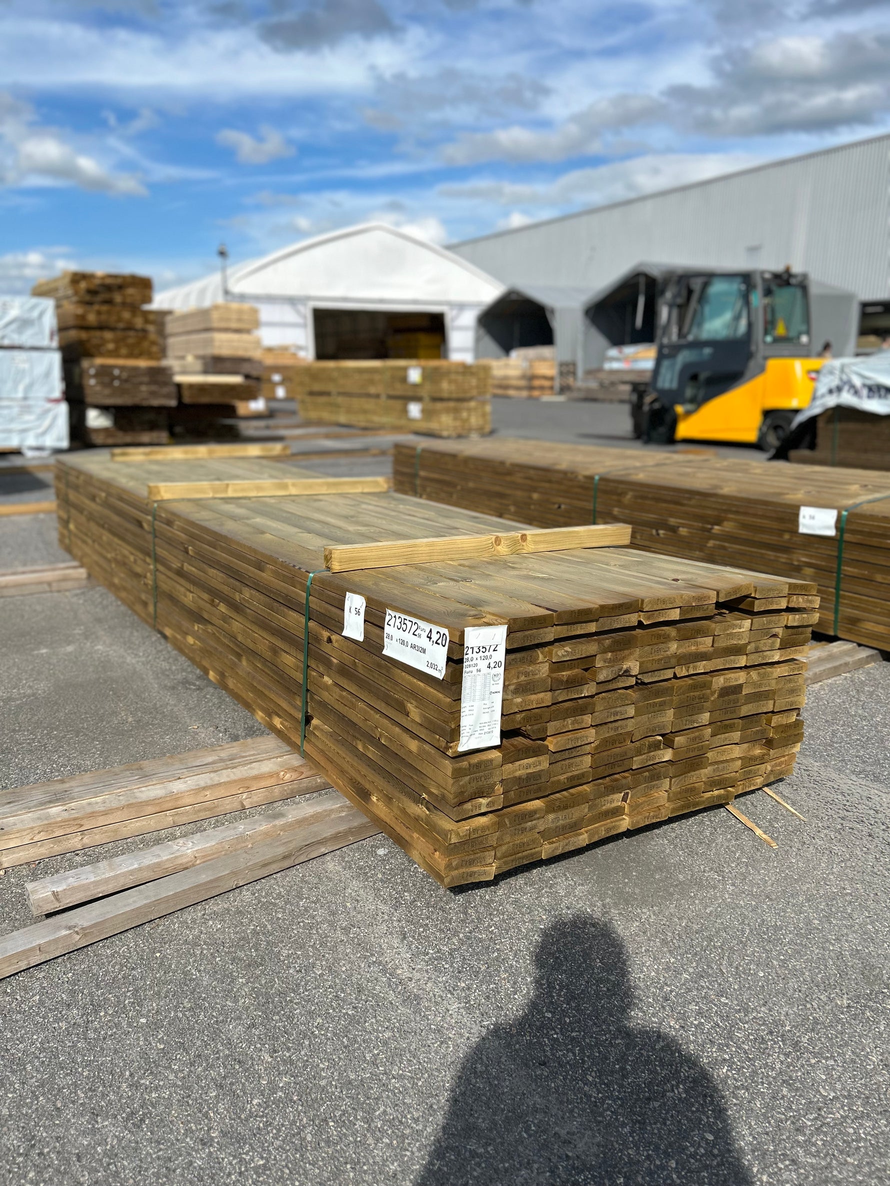 Paket Trall Furu 28x120mm 4,20m 144st Impregnerad B-kvalitet