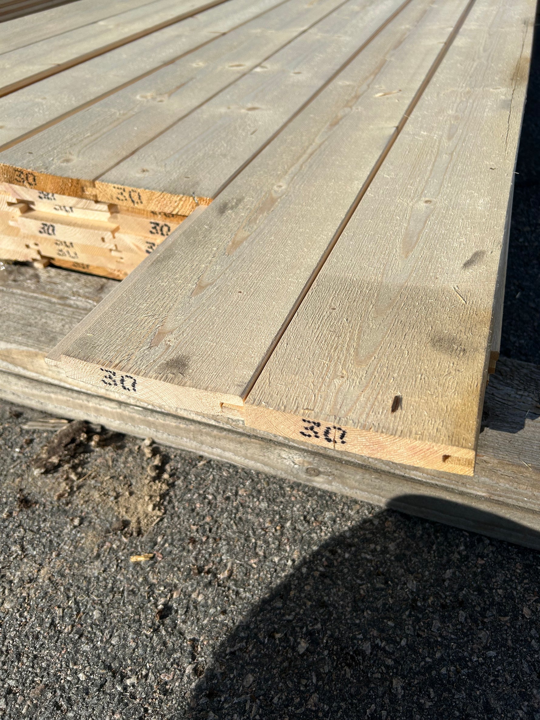 Parti Spontad Ytterpanel 22×145 mm 3,00 m 49 st Gran