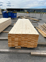 Paket Finsågade Brädor 28x120mm 3,90m 171st Obehandlade