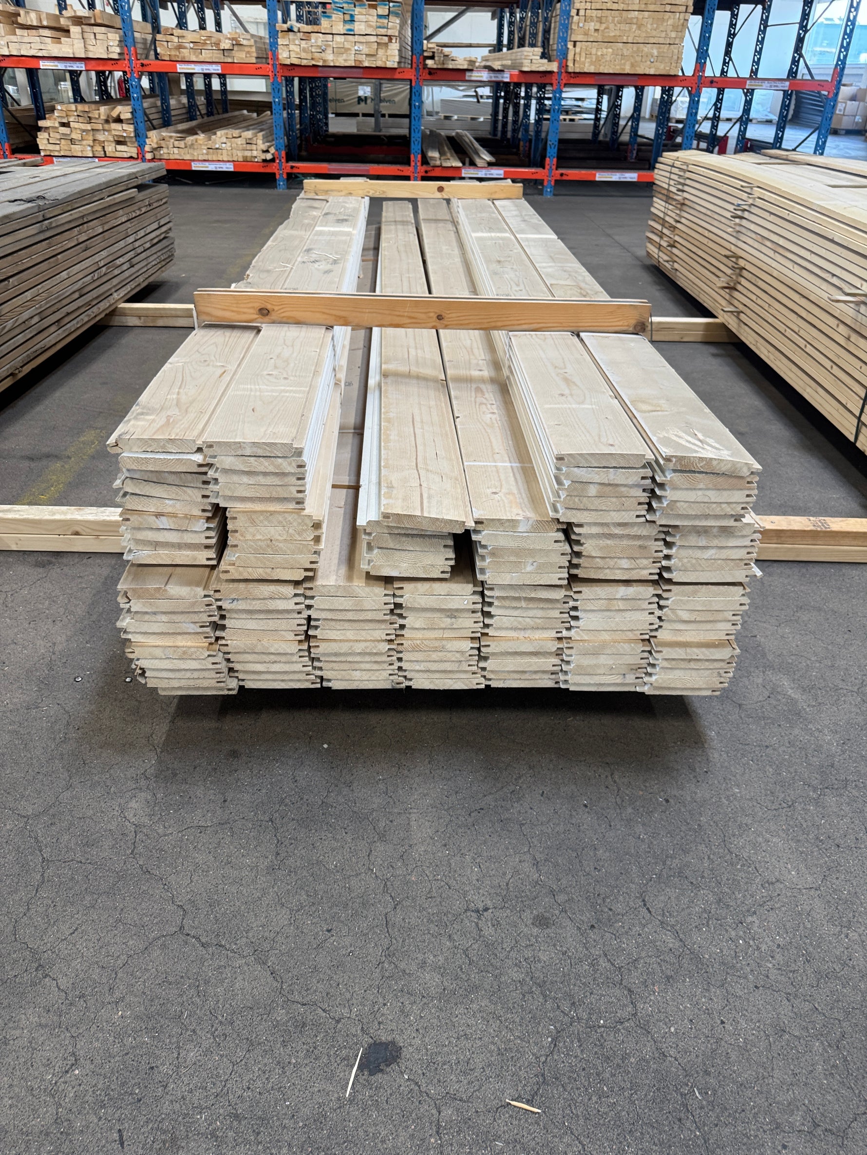 Paket Ytterpanel Dubbelfasspont 22x145mm 3,60m – 120 st Vit