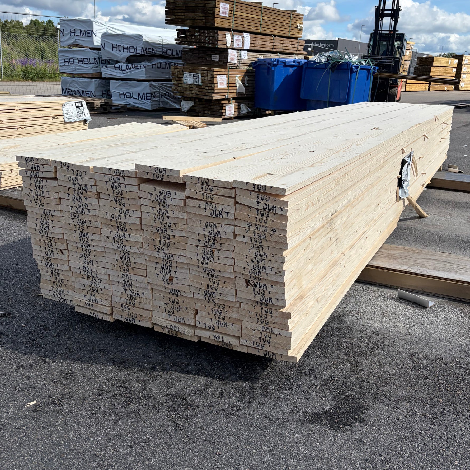 Paket Ytterpanel 22x170mm, 156st 5,40m (Andra sortering)