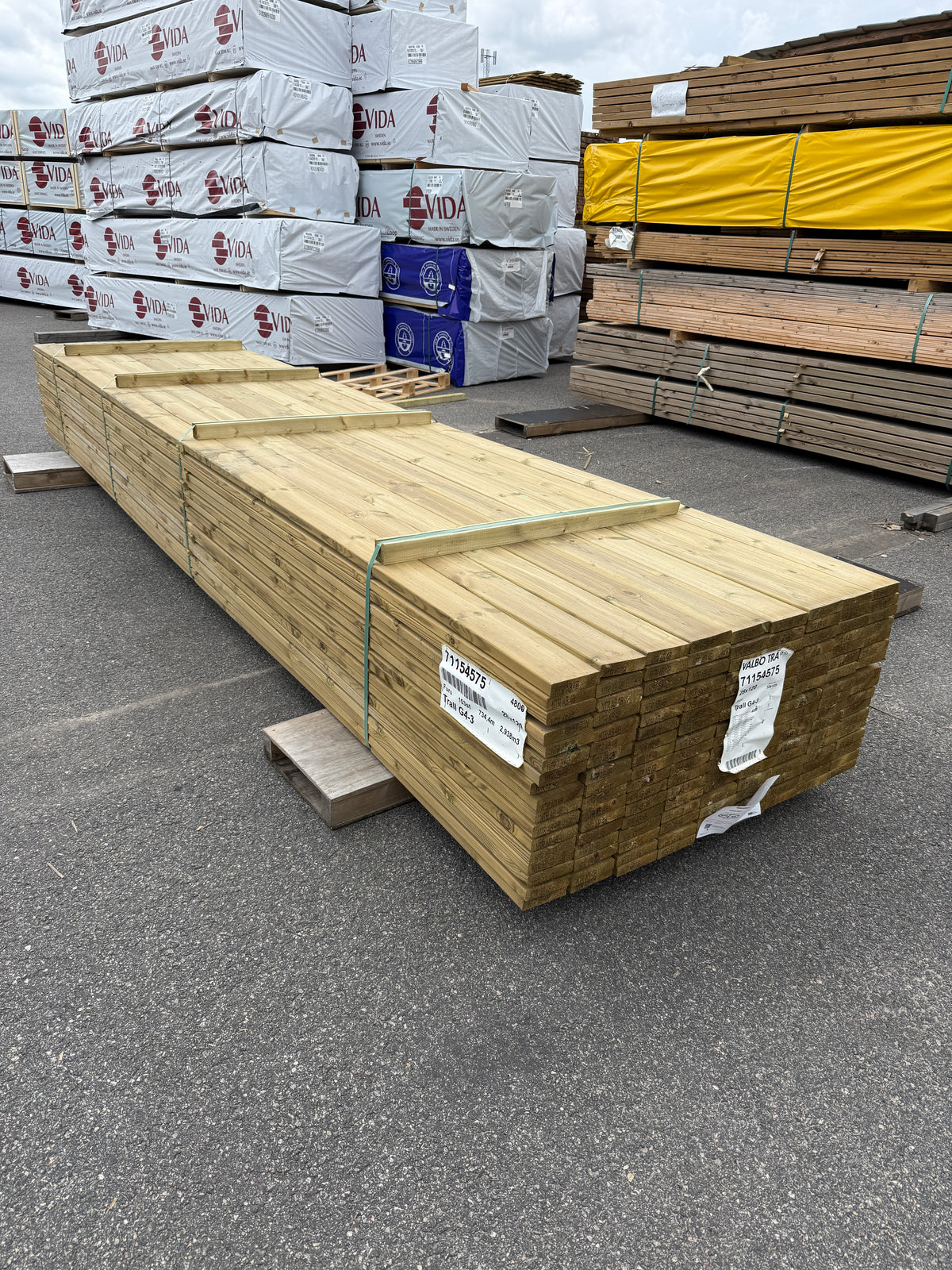 Paket Tryckimpregnerad Trall 28x120 mm – 4,80 m (G4-3)