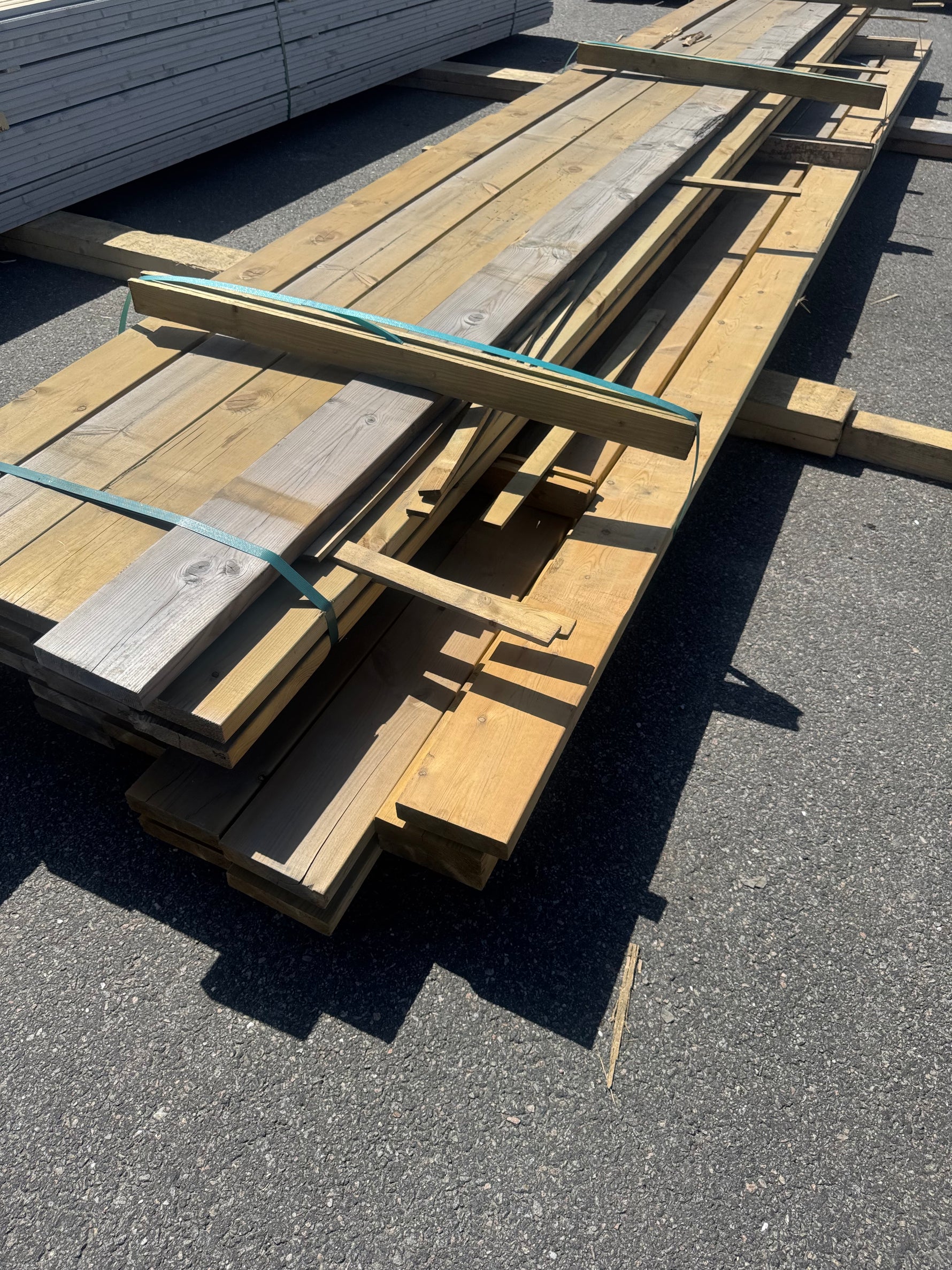 Paket Tryckimpregnerad Trall 34x145 mm, 31 st 5,40 m + 17 st 5,10 m