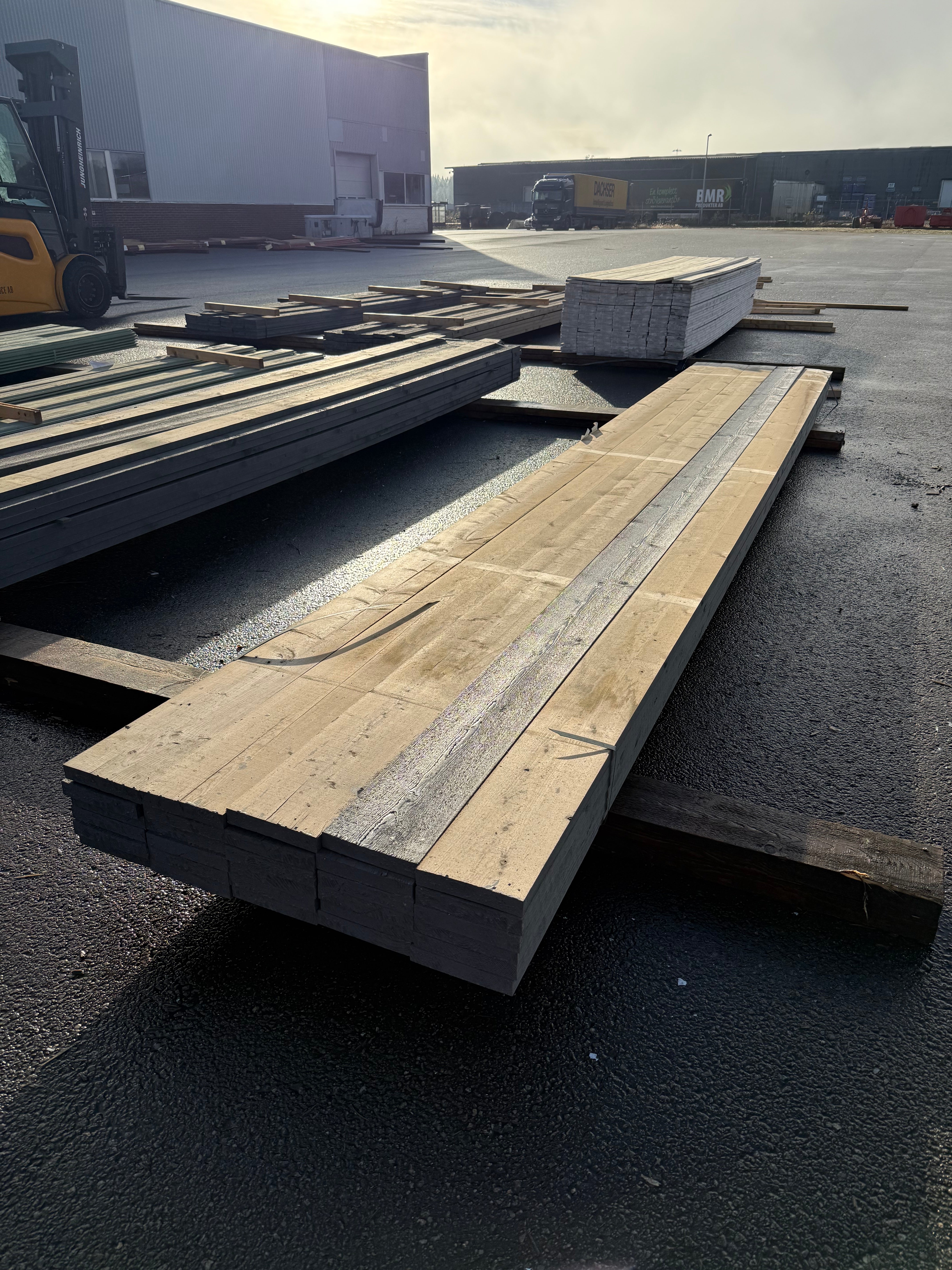 Paket Finsågad Panel 28x170 mm – 30 st (5,40 m, Målad NCS S 6500-N)