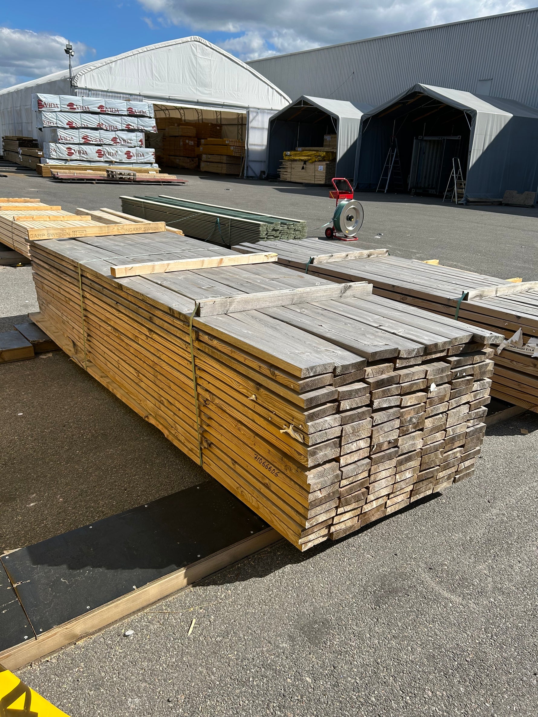 Paket Tryckimpregnerad Trall 34x145mm 3,30m 119st Furu (Väderbitet)