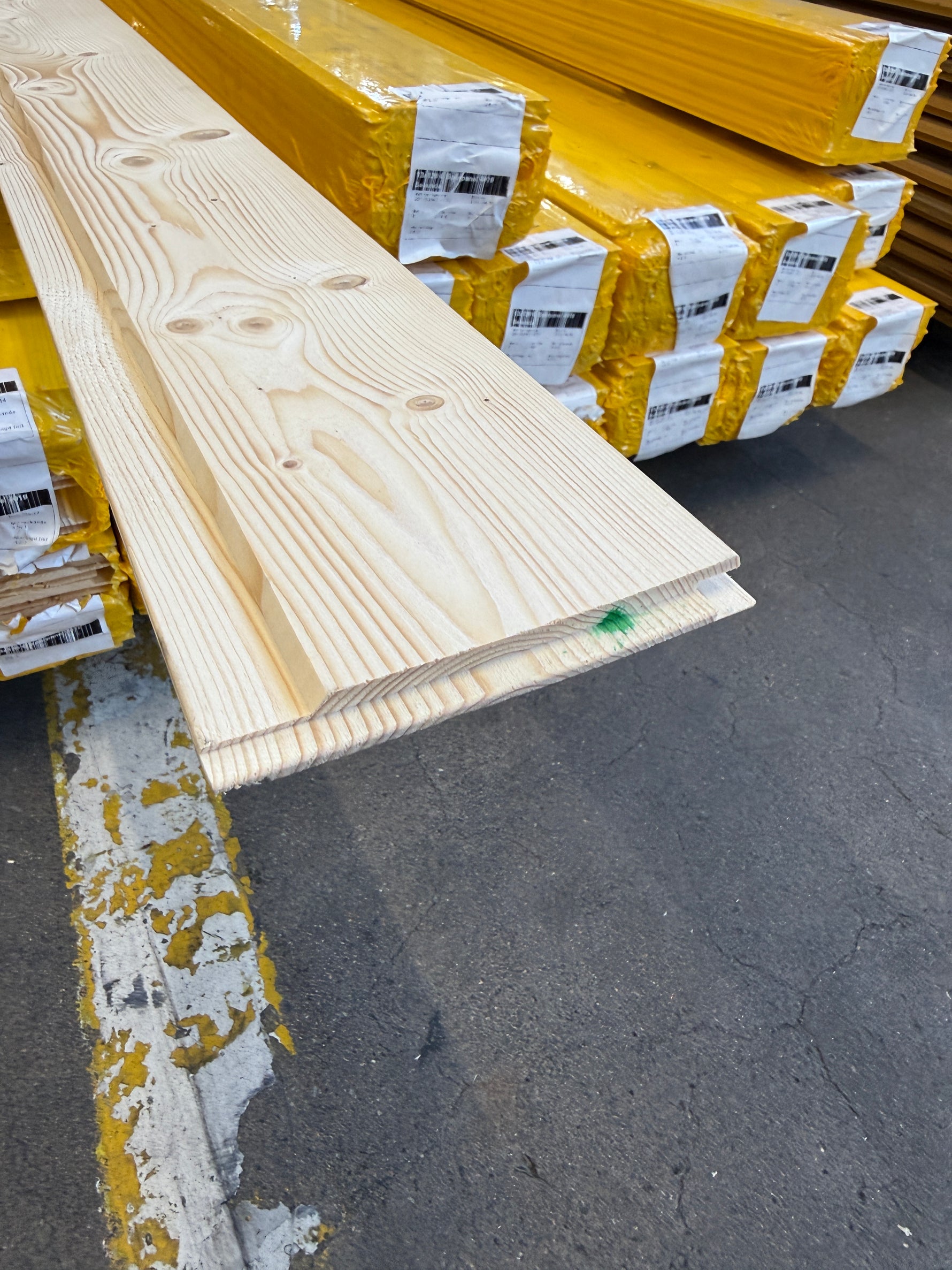 Parti Spårpanel 13x120mm Gran, 76,56kvm 3,60–4,80m (Sekunda)