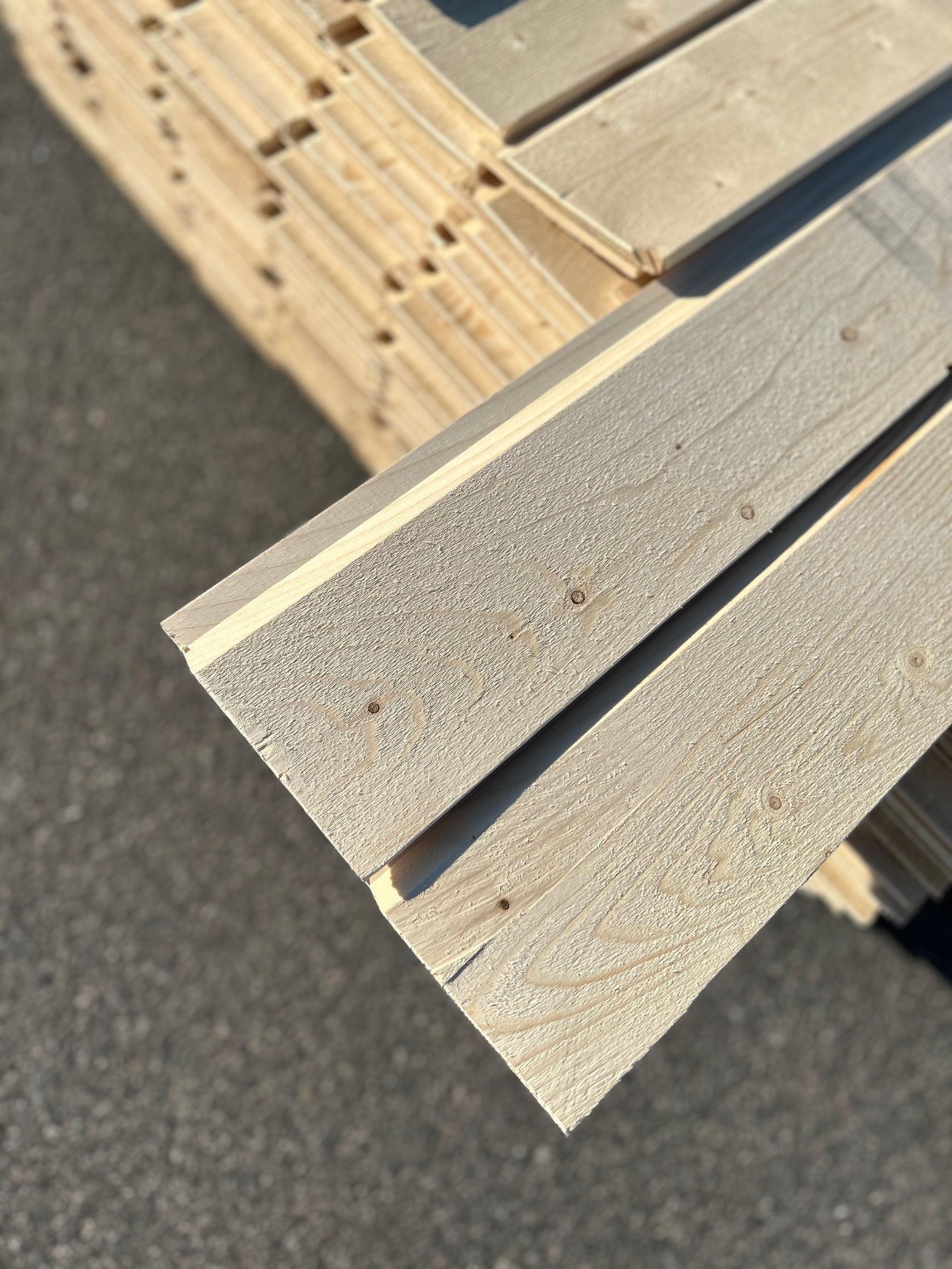Paket Ytterpanel Enkelfas Fals Ändspont 22x145mm, 165st 3.60m