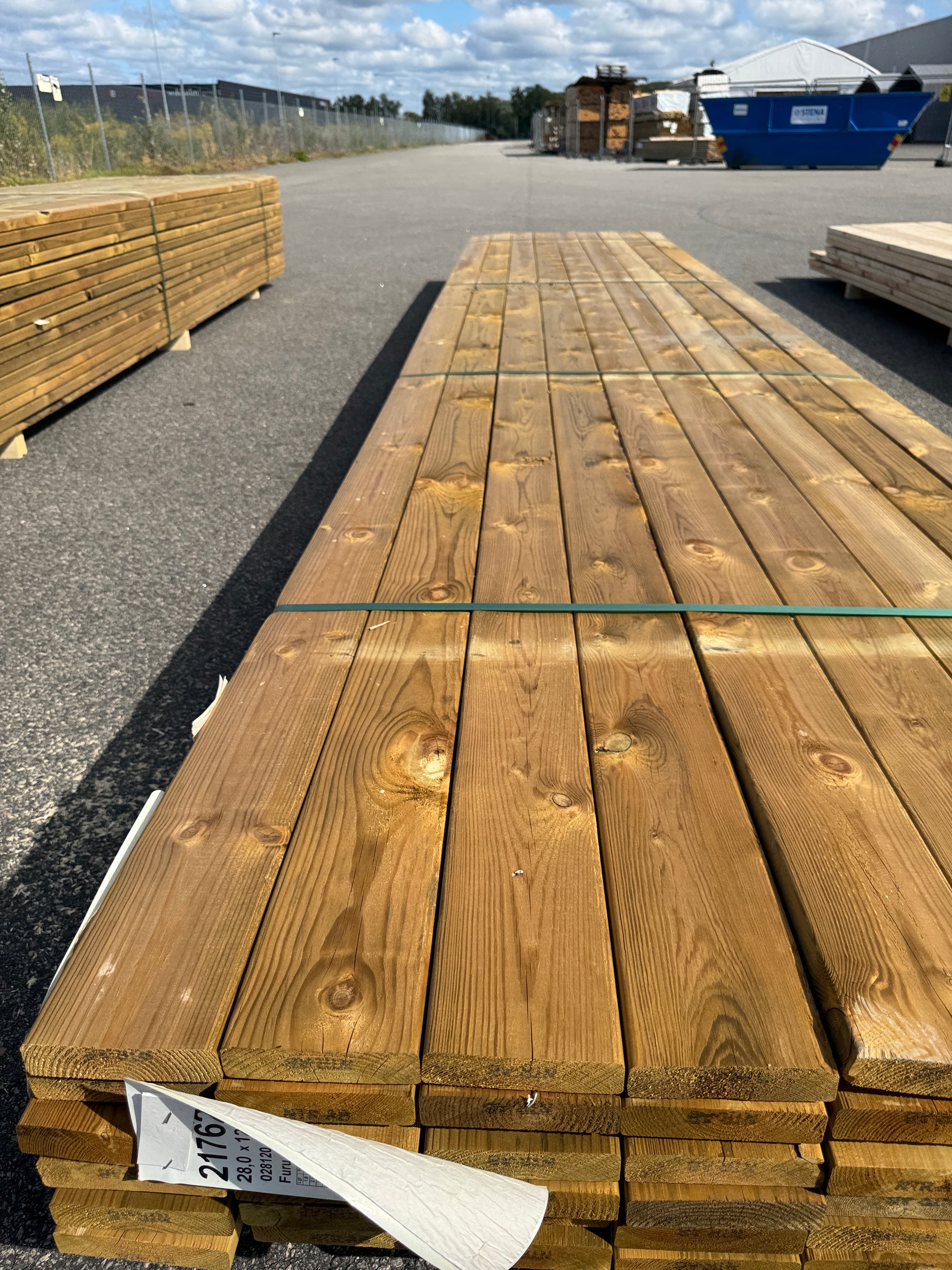 Paket Slät Trall 28x120 – 54st – 5.40 m – NTR AB – ANDRASORTERING