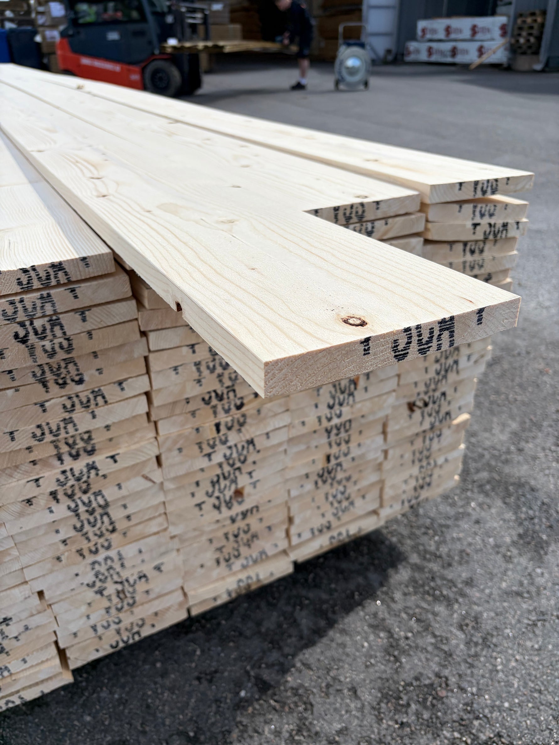 Paket Ytterpanel 22x170mm, 156st 5,40m (Andra sortering)