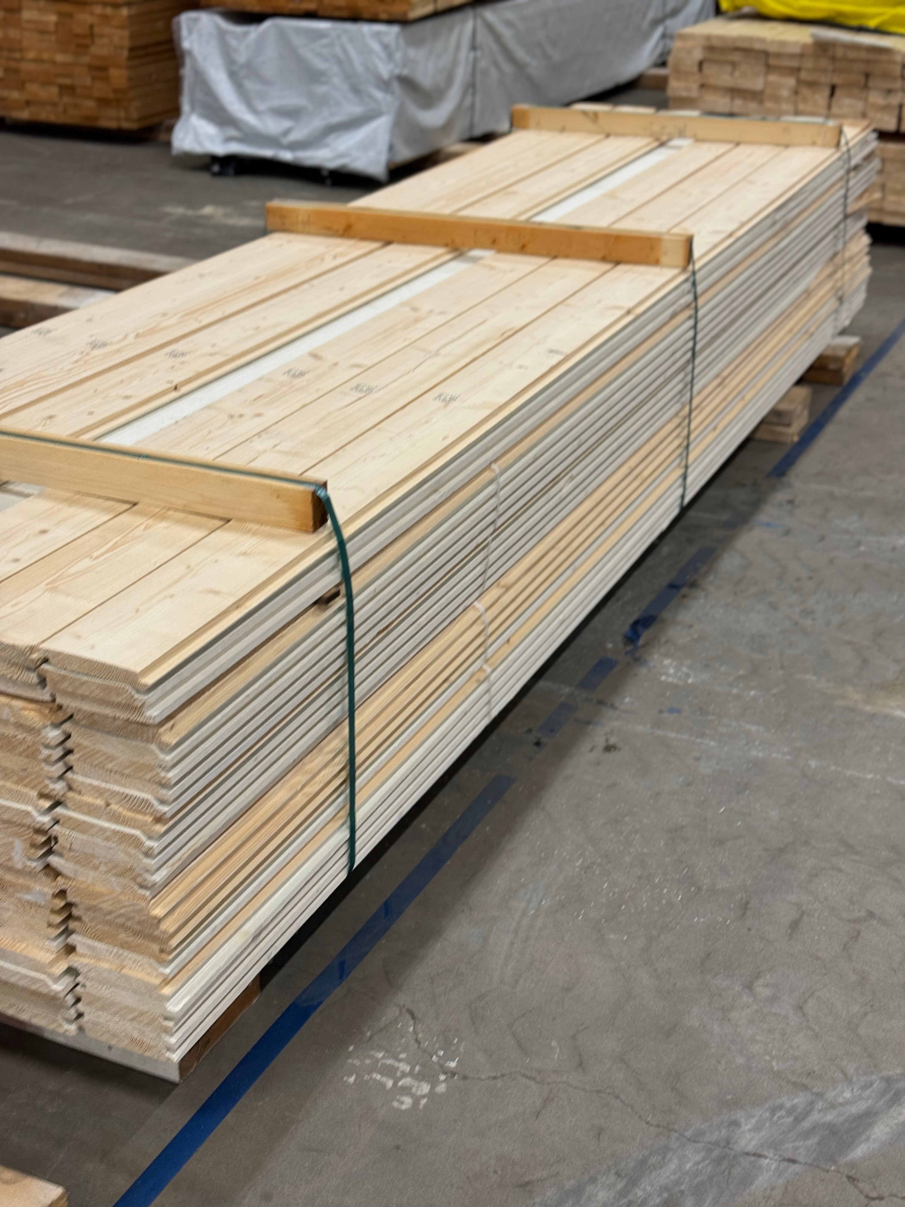 Paket 22x145 Ytterpanel Dubbelfas Grundmålad 70st 3.90m