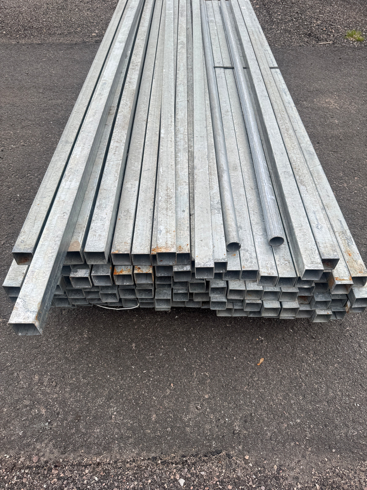Pall Galvade Stängselstolpar 50x50mm – 2,76m – ca 80st