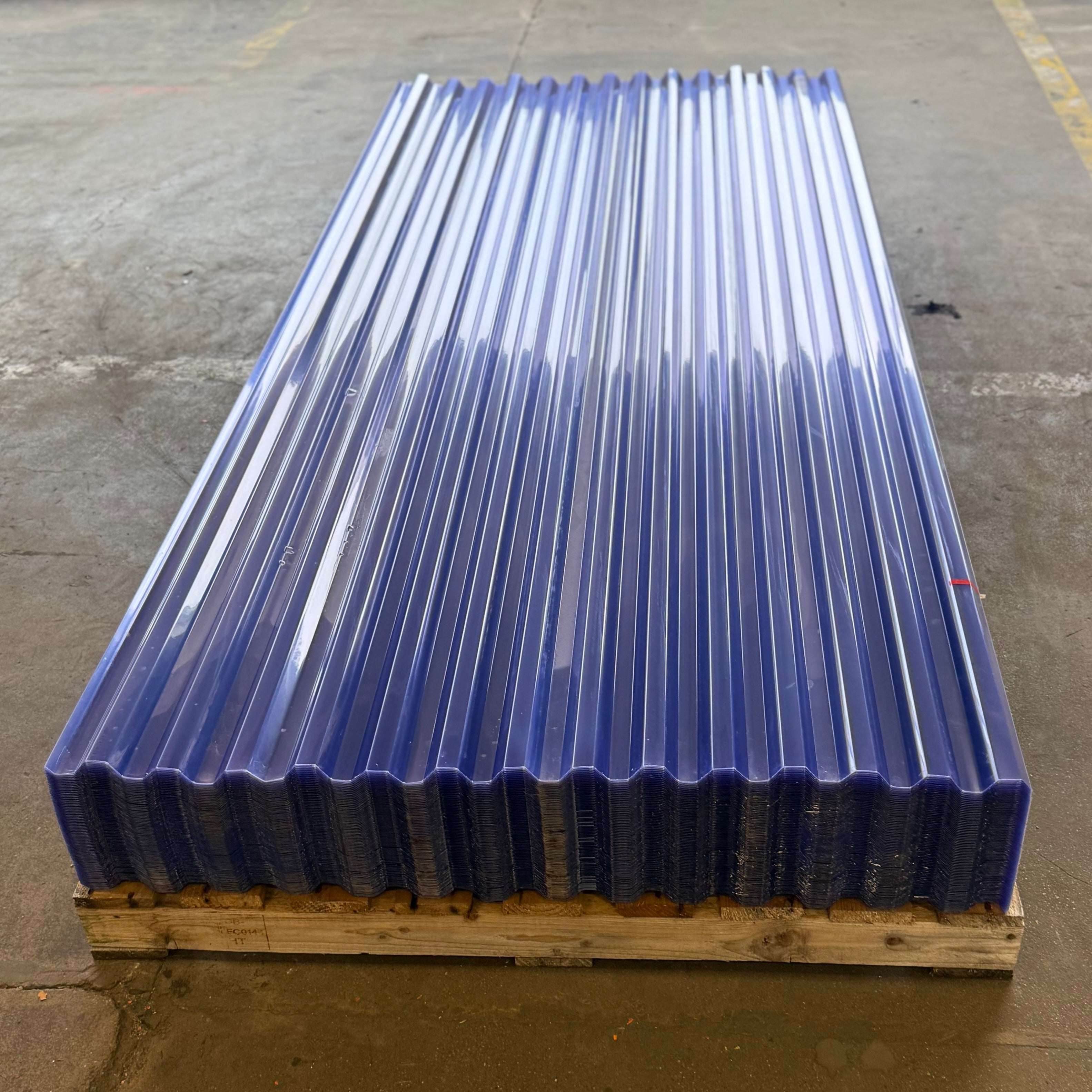 Takplast Korrugerad PVC Klar 0,9mm