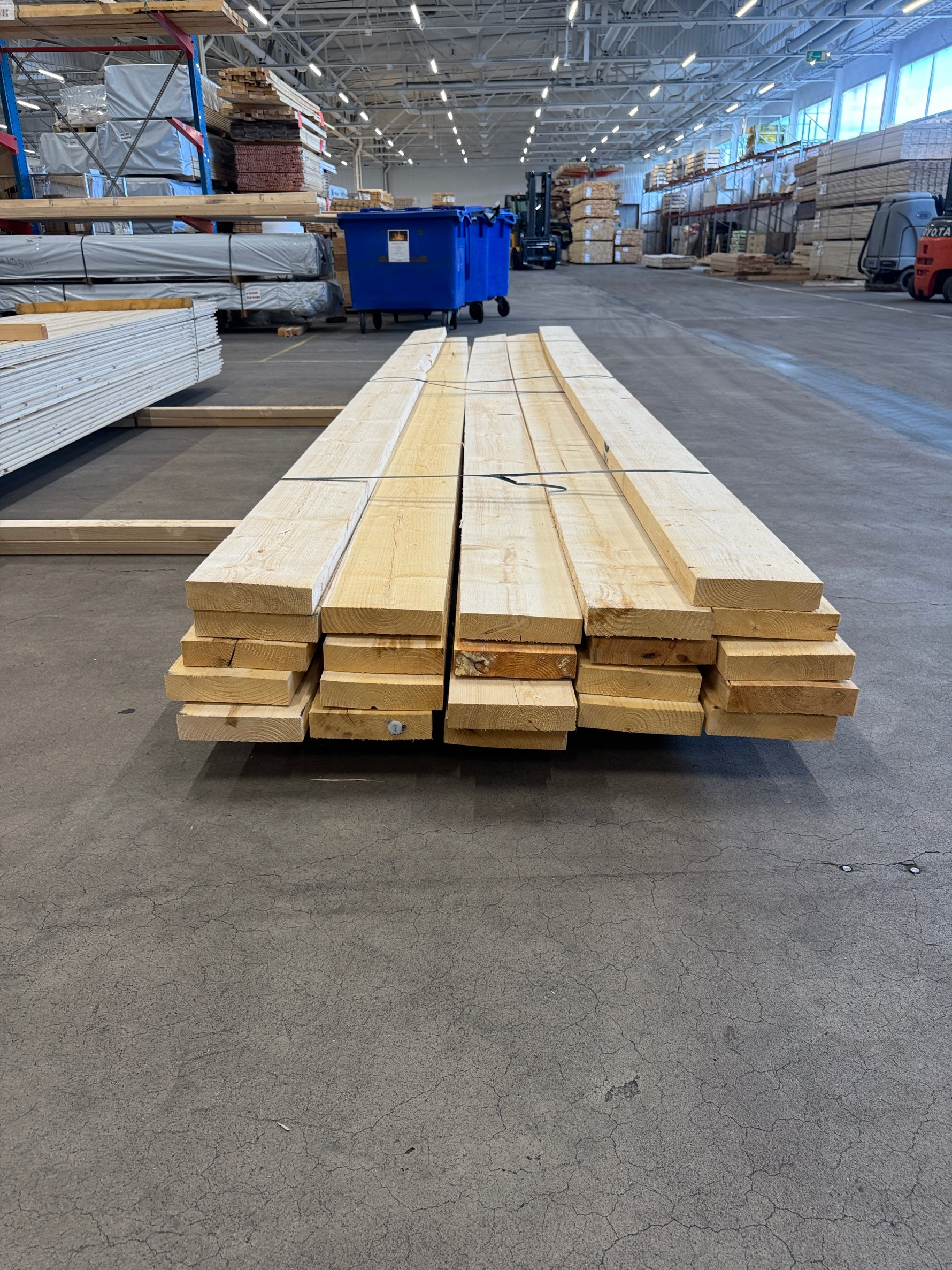 Paket Reglar 47x200mm 4,80m – 22 st Utsorterade