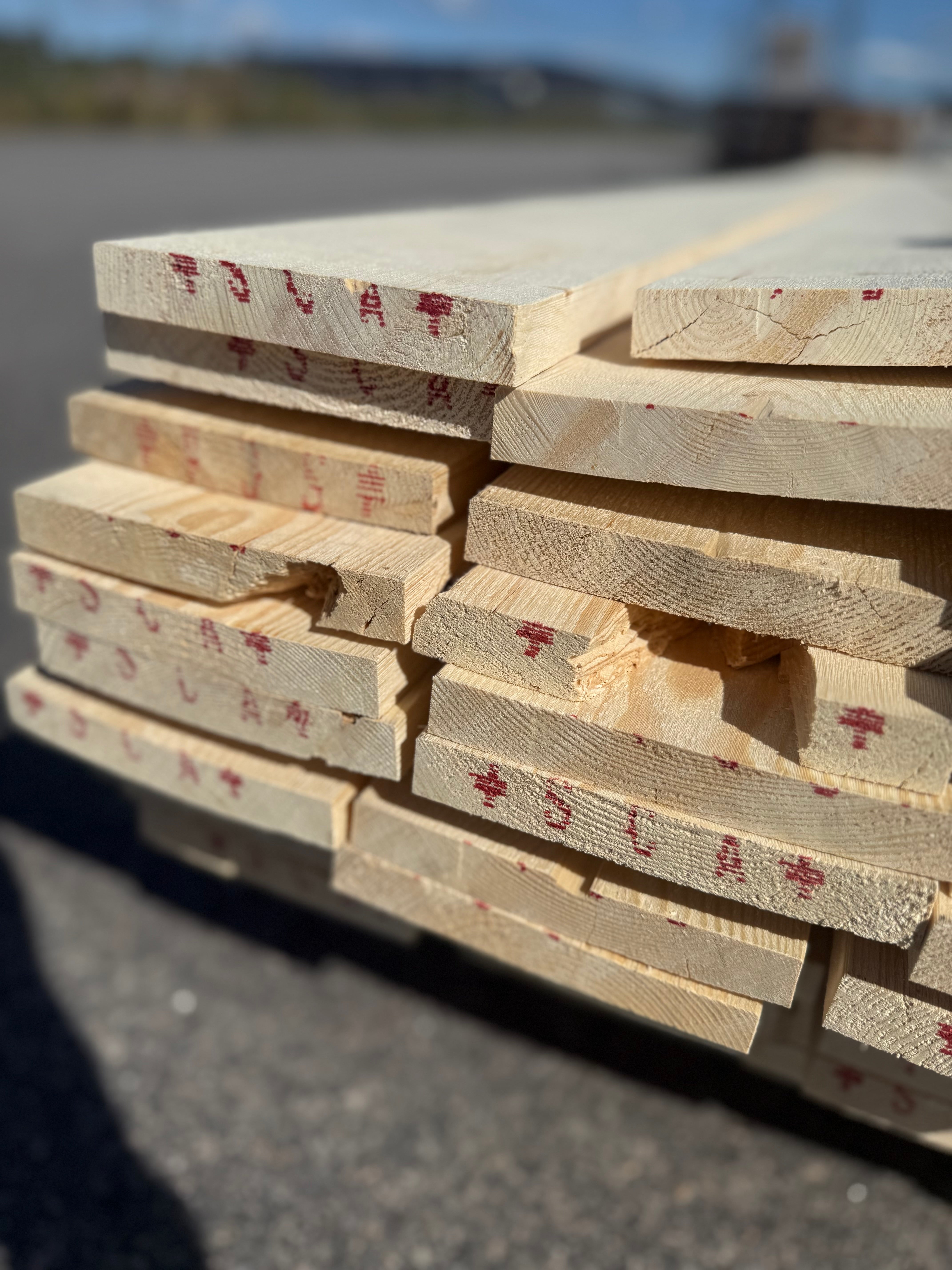 Paket Finsågad Panel 22x145mm 98st 3.60m – Andra sortering