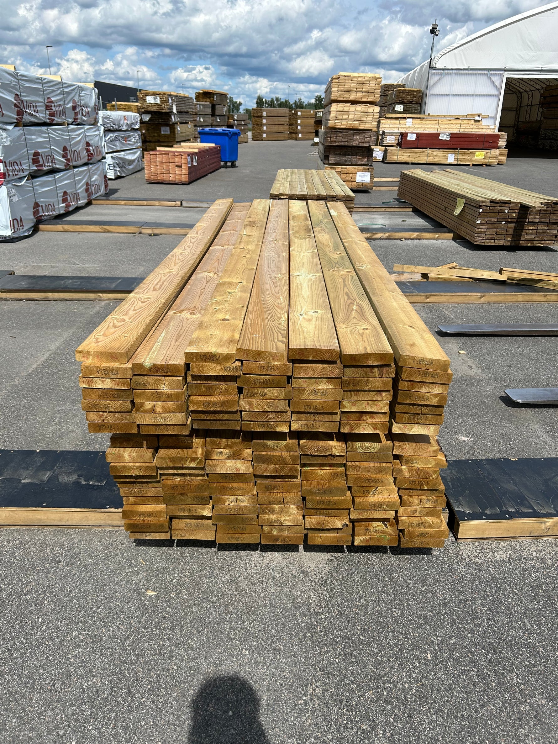 Paket Tryckimpregnerad Trall 34x145mm 3,60m 118st B-Sortering