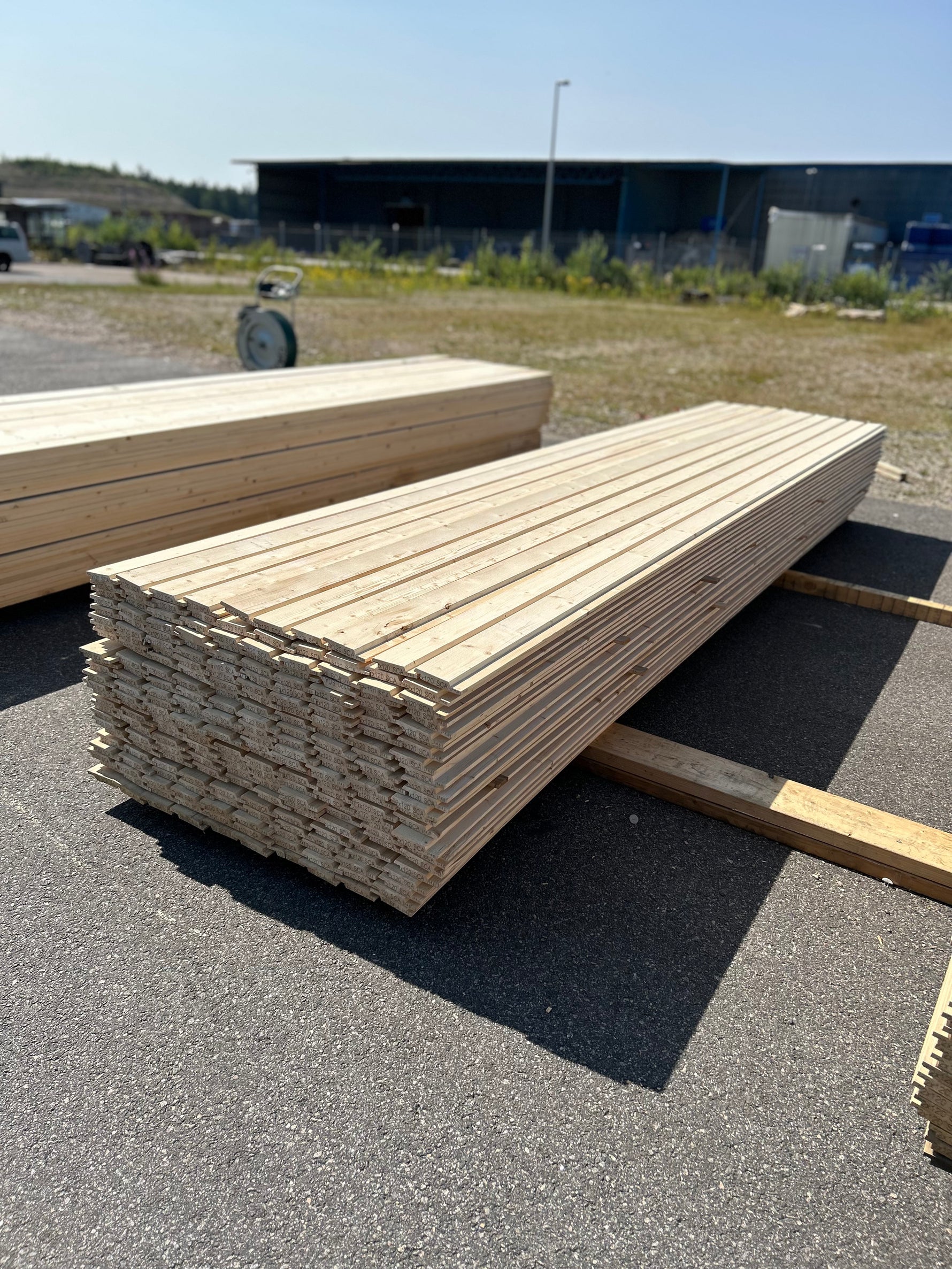 Paket Dubbelfasspont 22x120mm 4.80m 240st Obehandlade