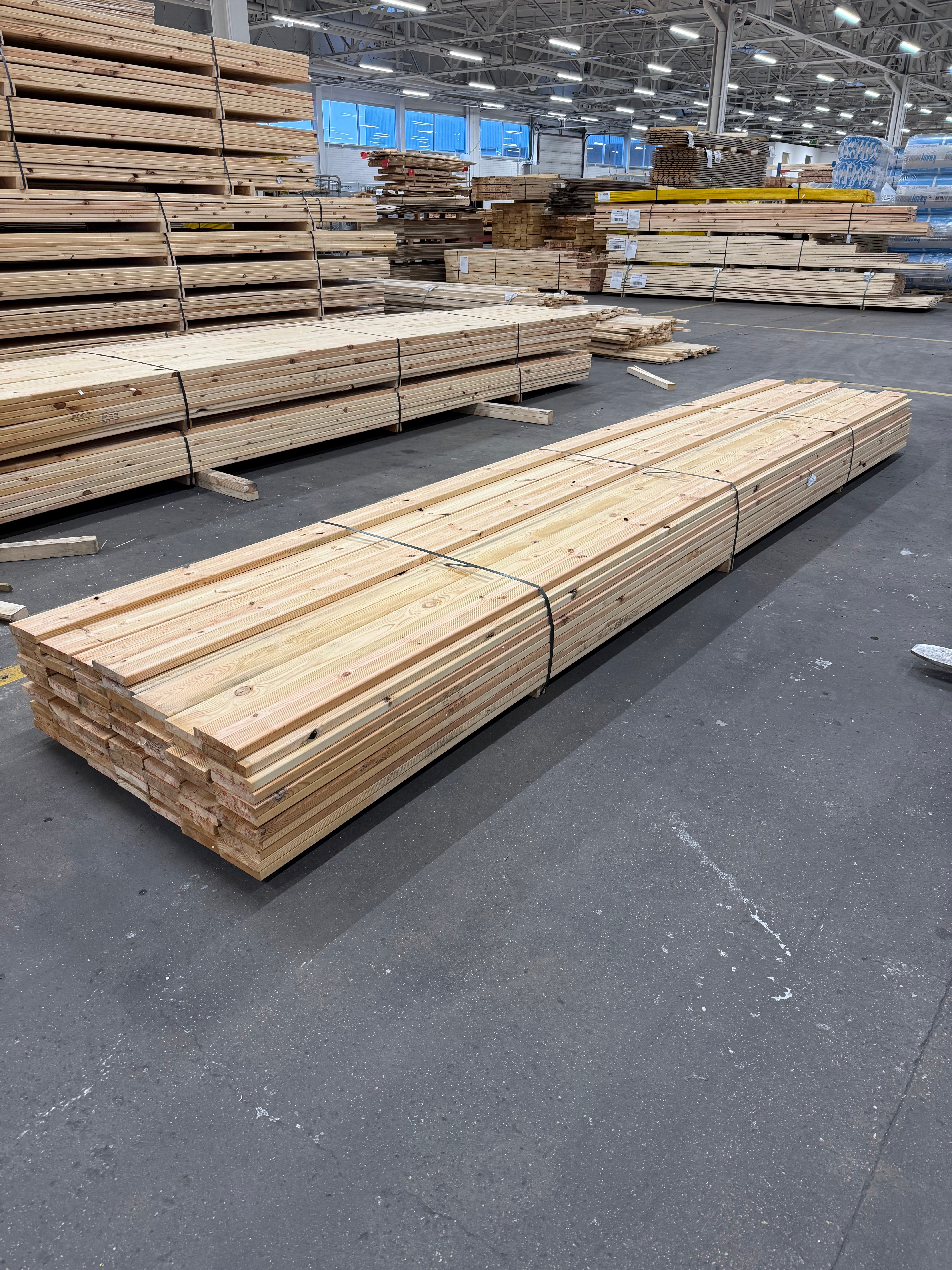 Paket Rillade Brädor 27x145mm 5.10- 73st (Furu) B- sortering