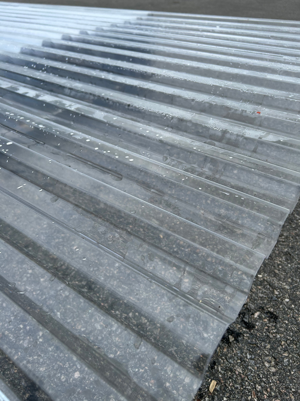 Plasttak GOP Suntuf klar- 0,8mm Trapetsprofil