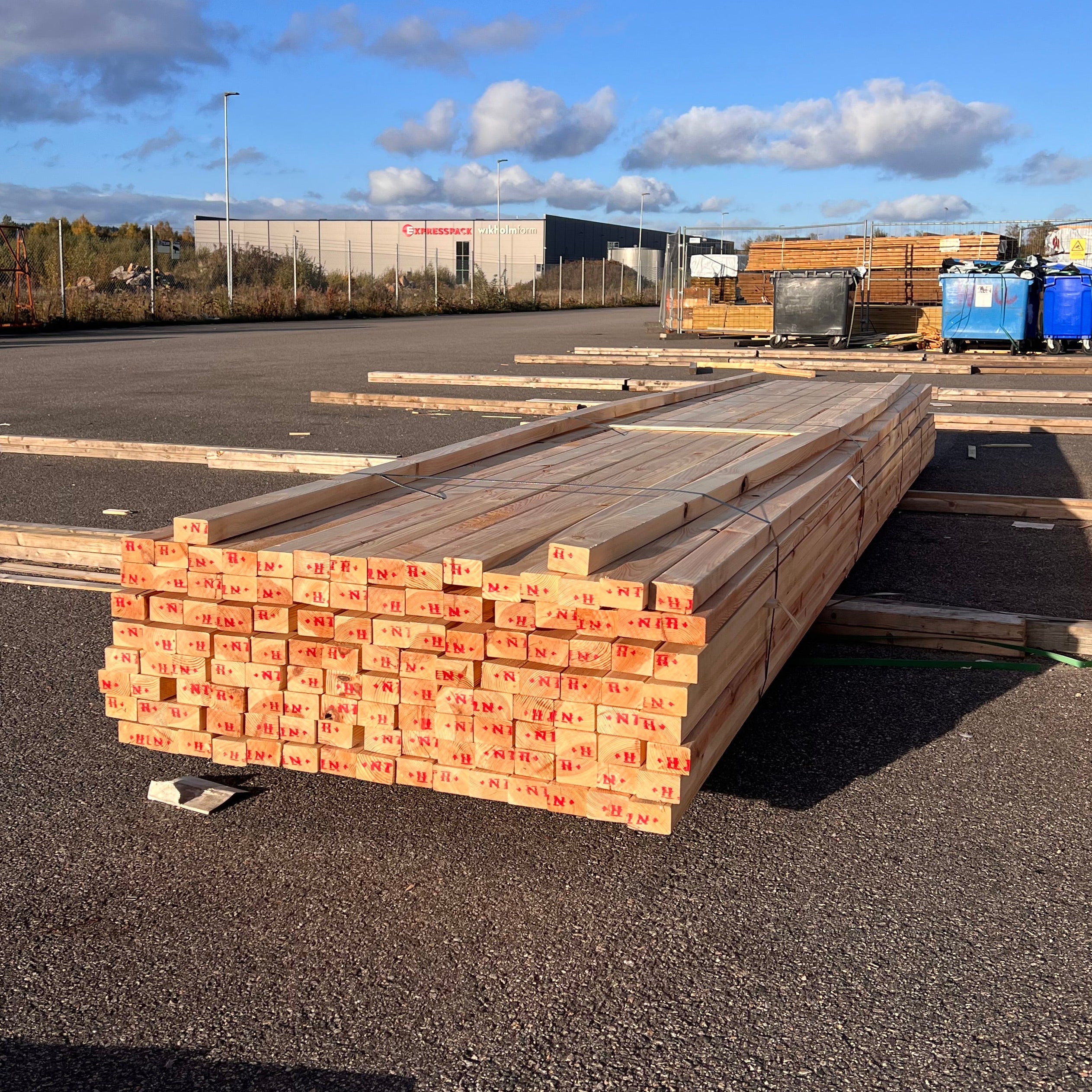 Paket Reglar 45x70mm – 123 st (5,40 m, Furu)